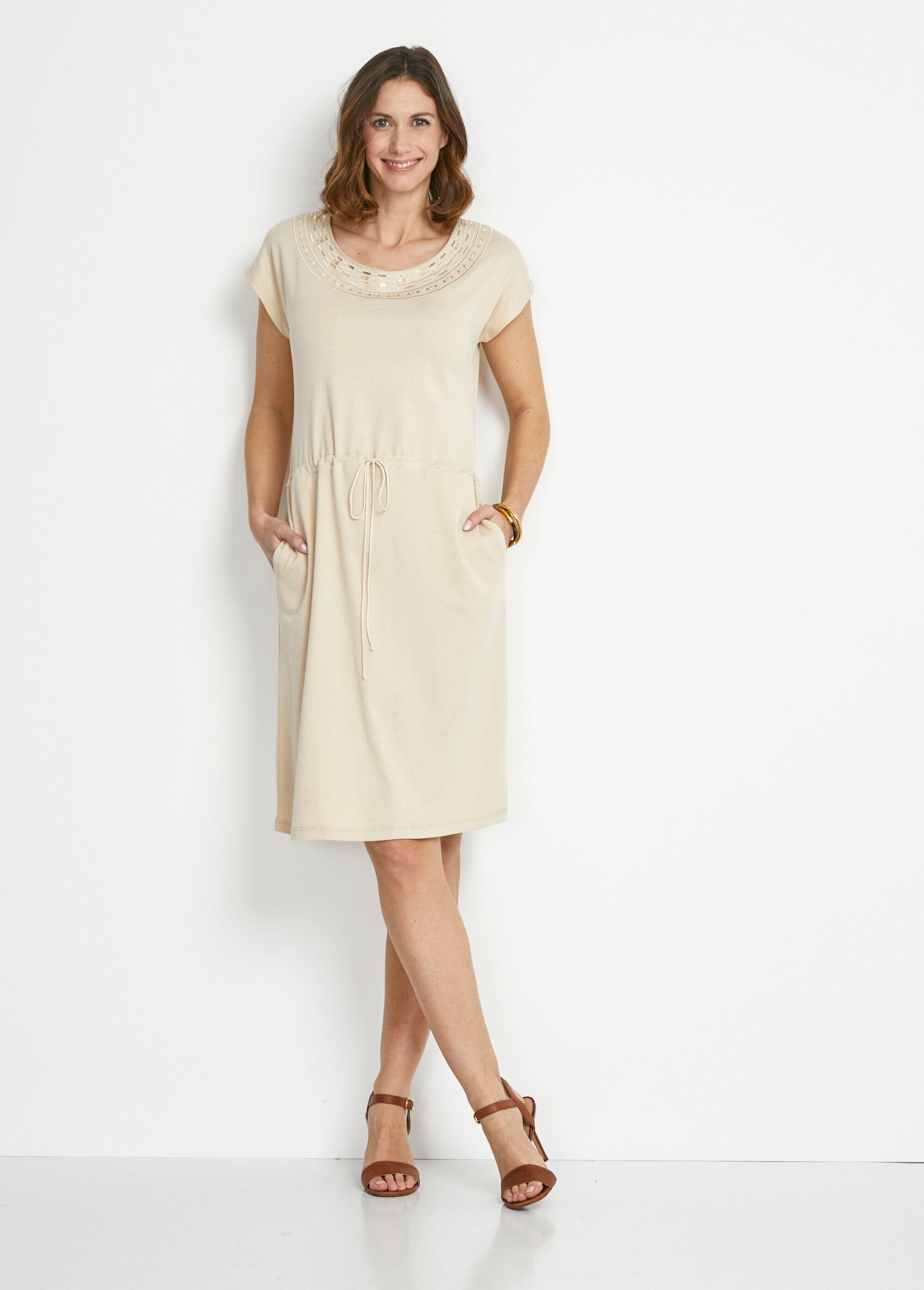 Robe_de_plage_courte_manches_kimono_Sable_SF1_slim