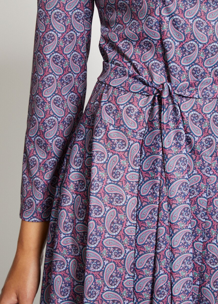 Robe_décolleté_croisé_effet_cache-coeur_Bleu_et_prune_DE2_slim