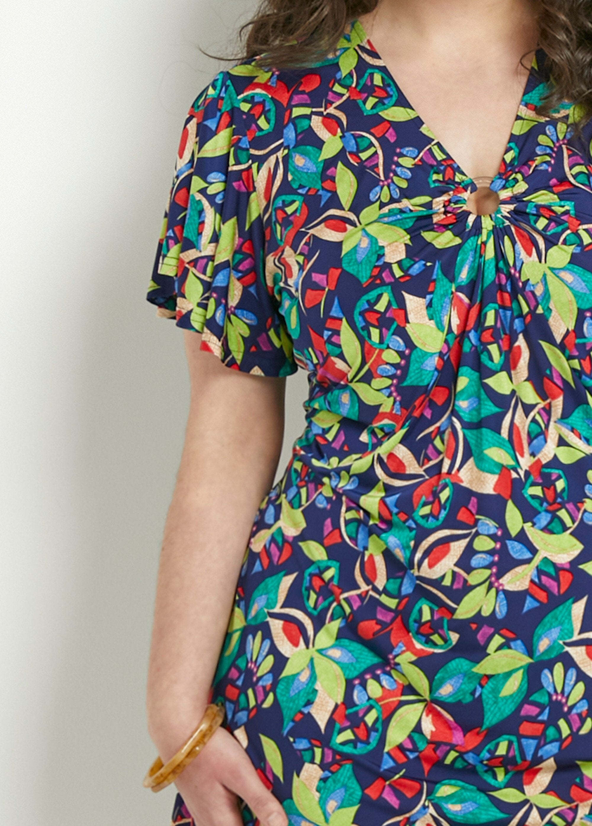 Robe_évasée_courte_imprimé_multicolore_Imprime_marine_DE1_curvy