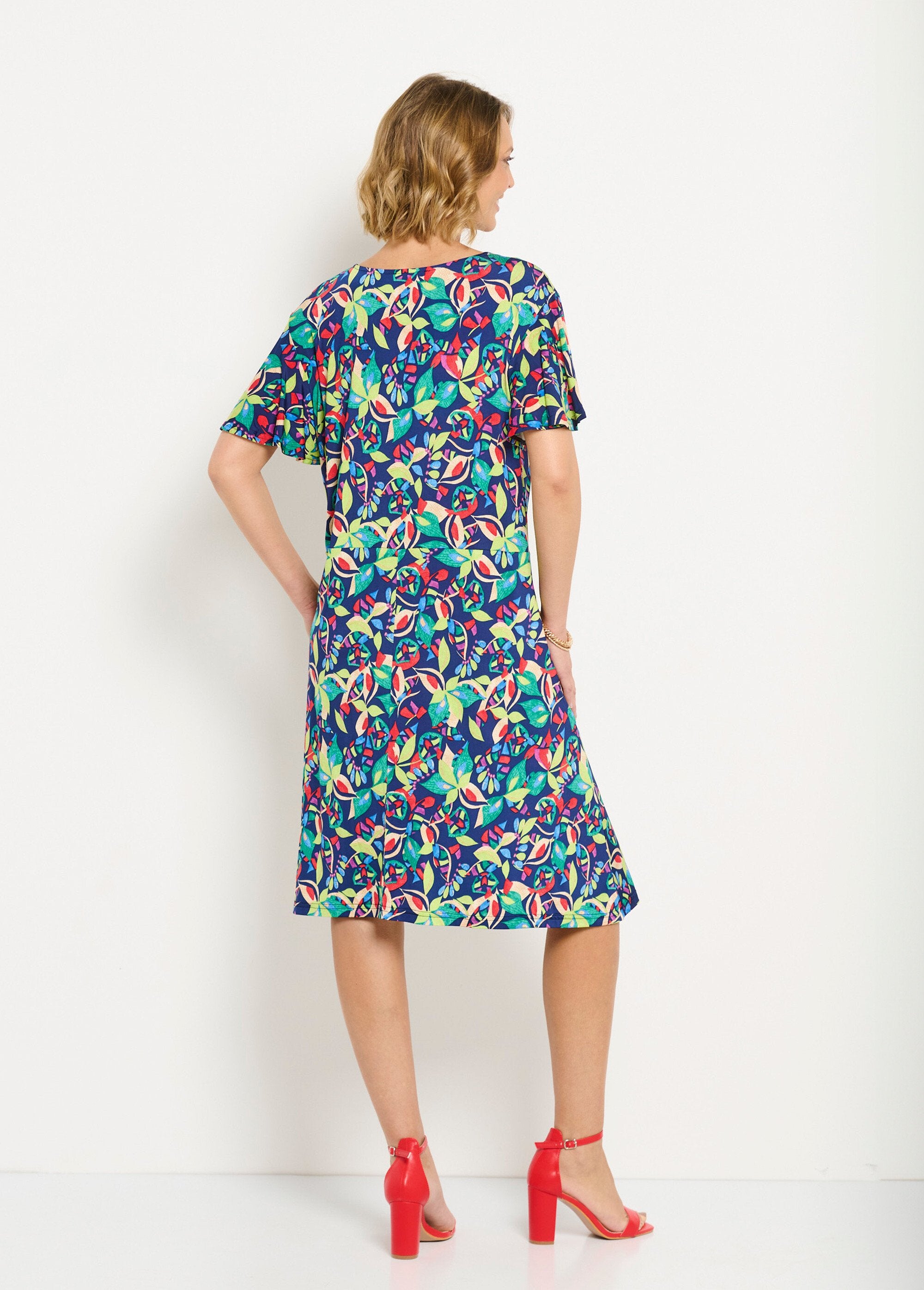 Robe_évasée_courte_imprimé_multicolore_Imprime_marine_DO1_slim