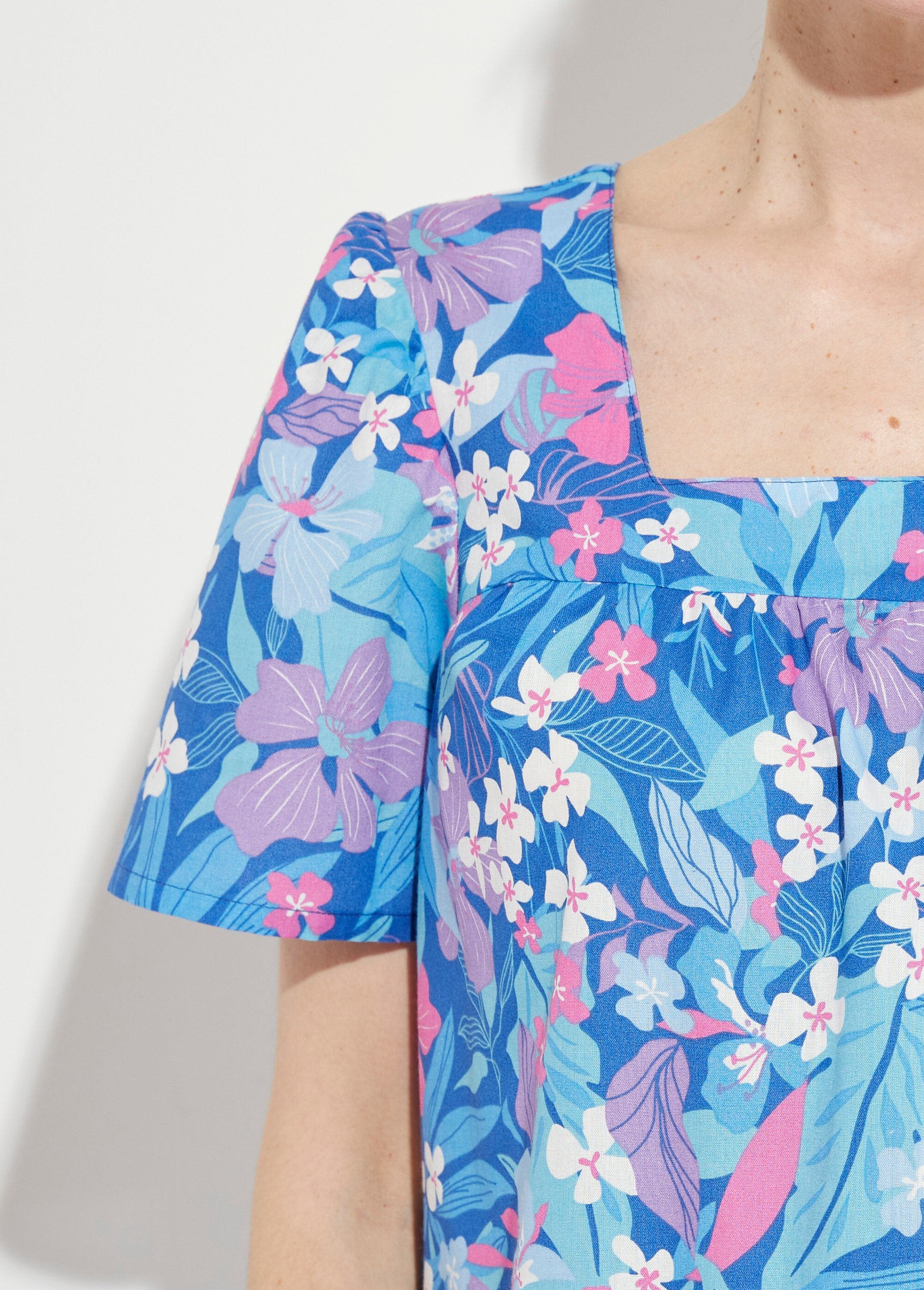 Robe-tablier_courte_manches_courtes_Bleu_DE2_slim