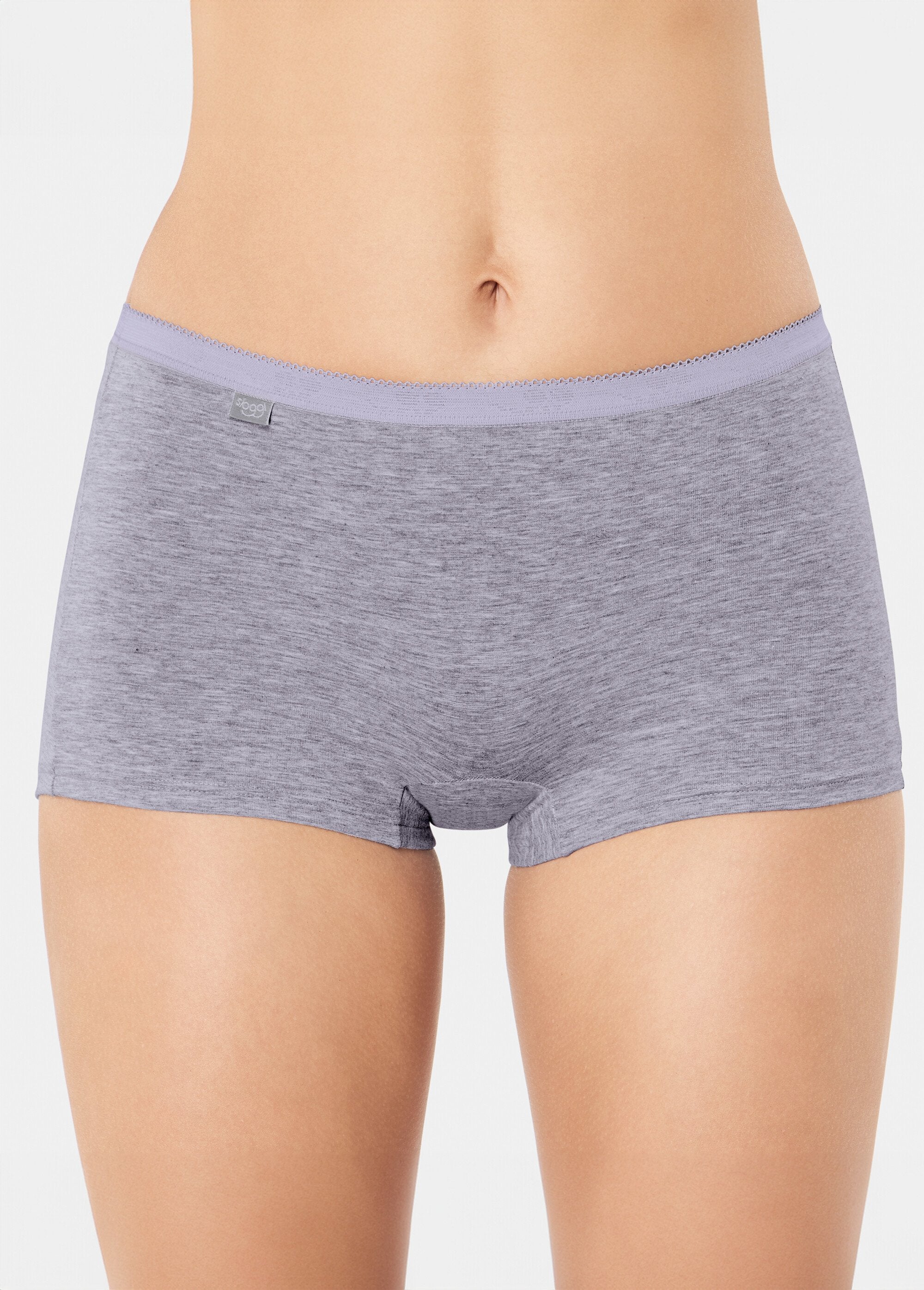 Sloggi®_-_Shorty_Basic+_coton_stretch_uni_Gris_FA1_slim
