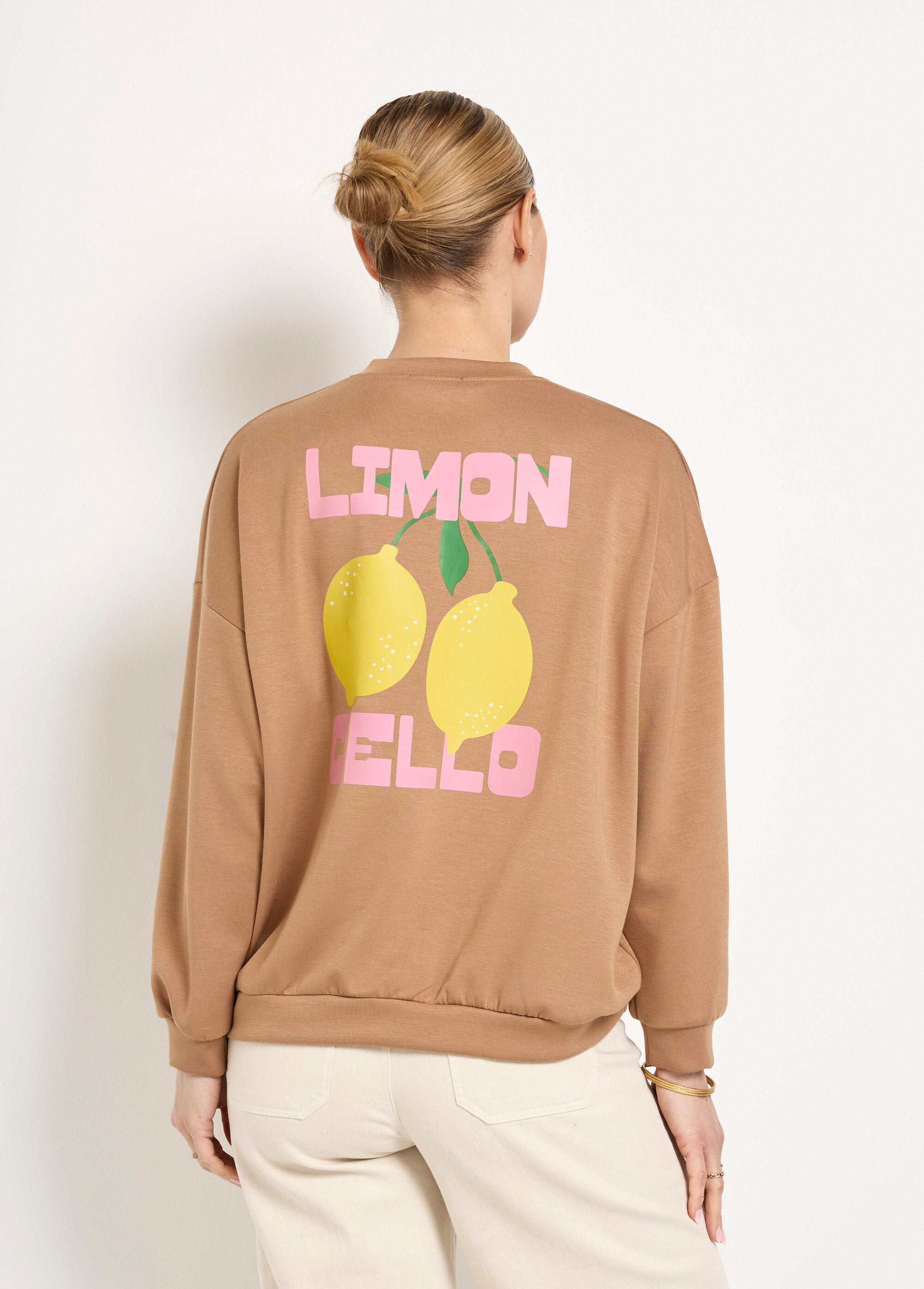 Zacht_gebreid_sweatshirt_met_ronde_hals_en_oranje_motief_Camel_DO1_slim