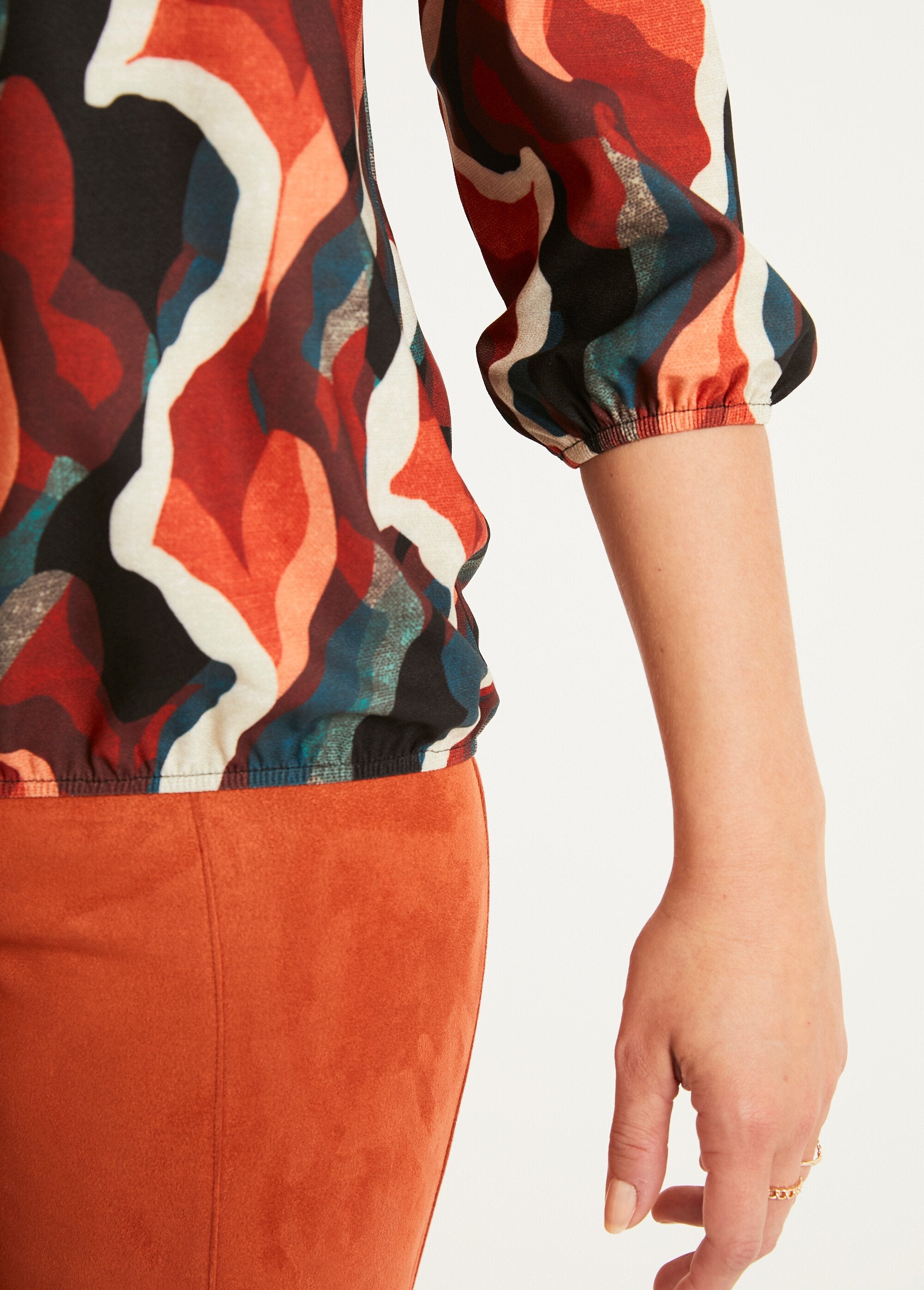 T-shirt_blousant_motif_graphique_col_rond_Cuivre_et_canard_DE3_slim