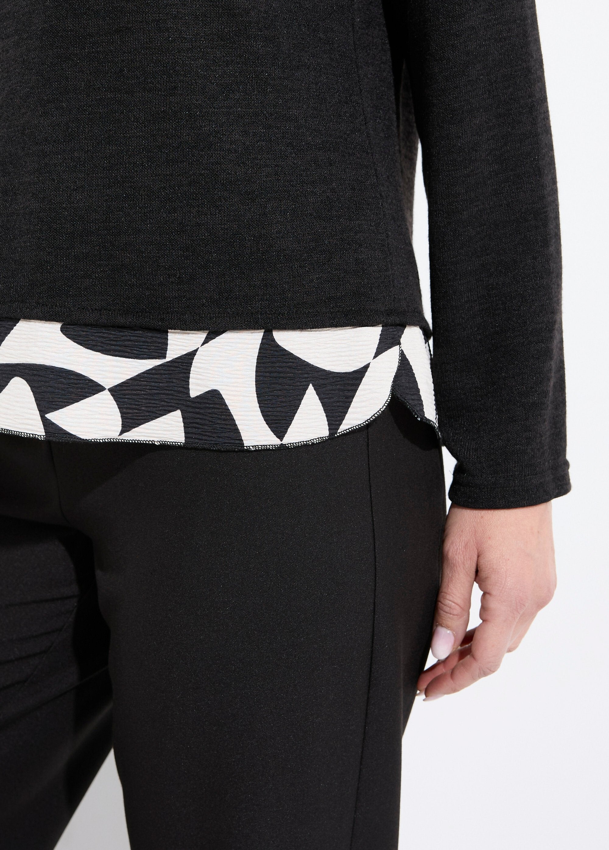 Warm_2-in-1_effect_T-shirt_met_lange_mouwen_Noir_DE2_slim