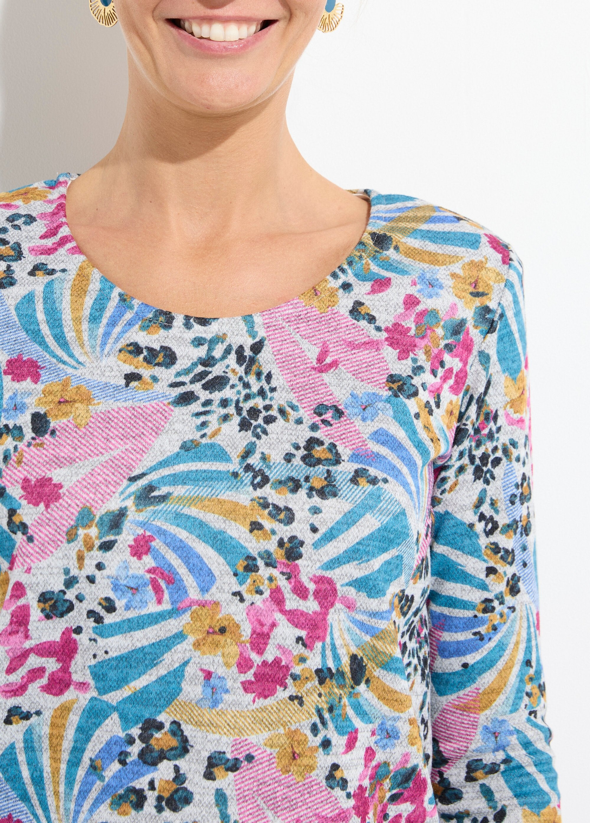 T-shirt_chaud_imprimé_col_rond_manches_longues_Gris_et_rose_DE1_slim