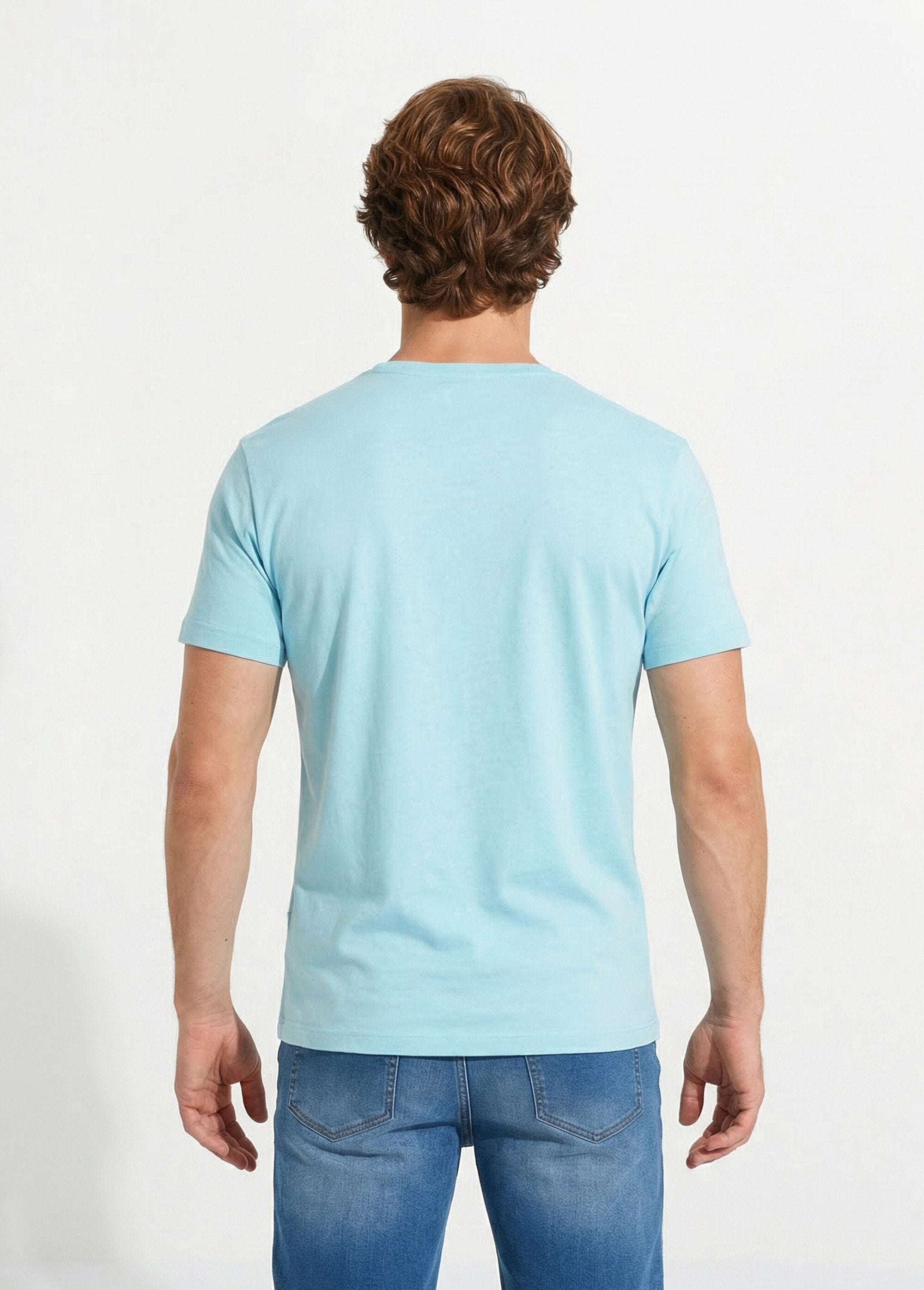T-shirt_col_rond_brodé_manches_courtes_Bleu_ciel_DO1_slim