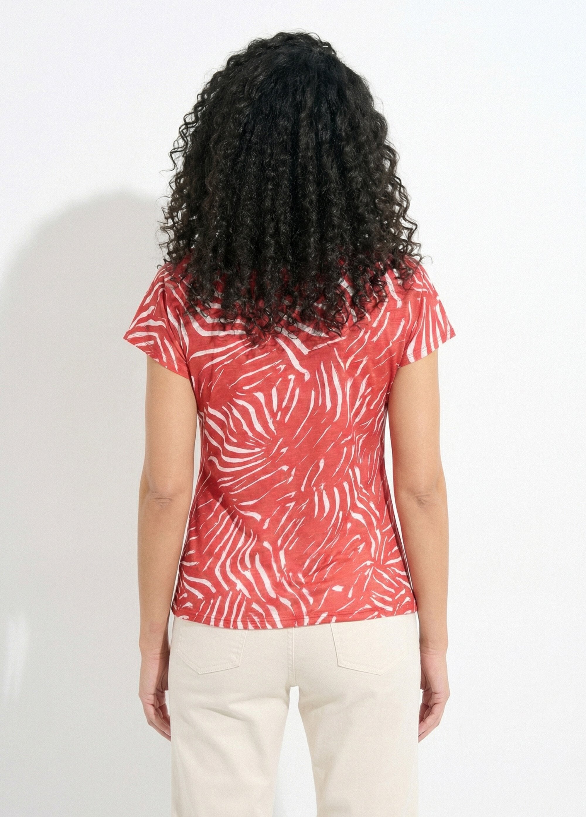 short-sleeved_round_neck_printed_T-shirt_Red_DO1_slim