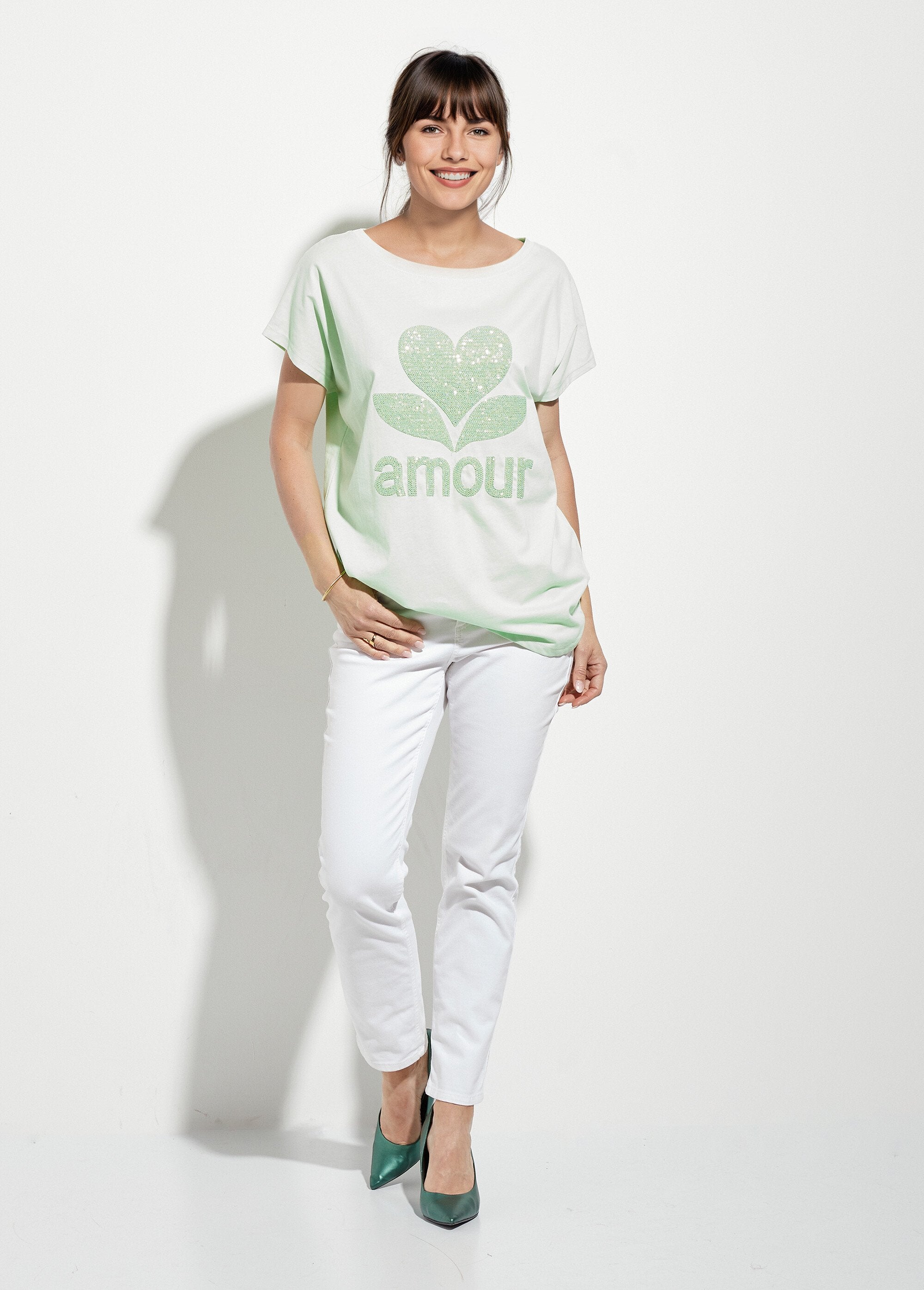 Love_T-shirt_met_ronde_hals_Vert_SF1_slim