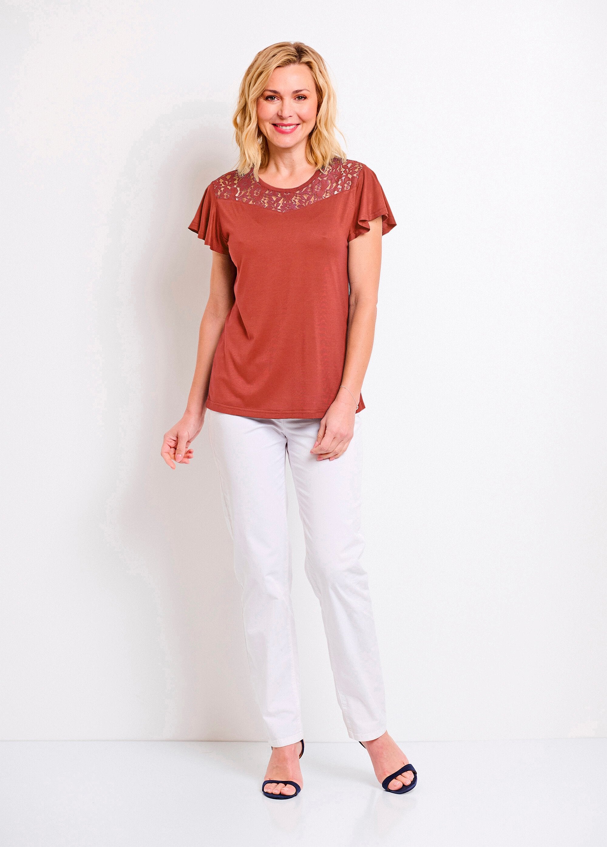 T-shirt_manches_courtes_dentelle_Terracotta_SF1_slim