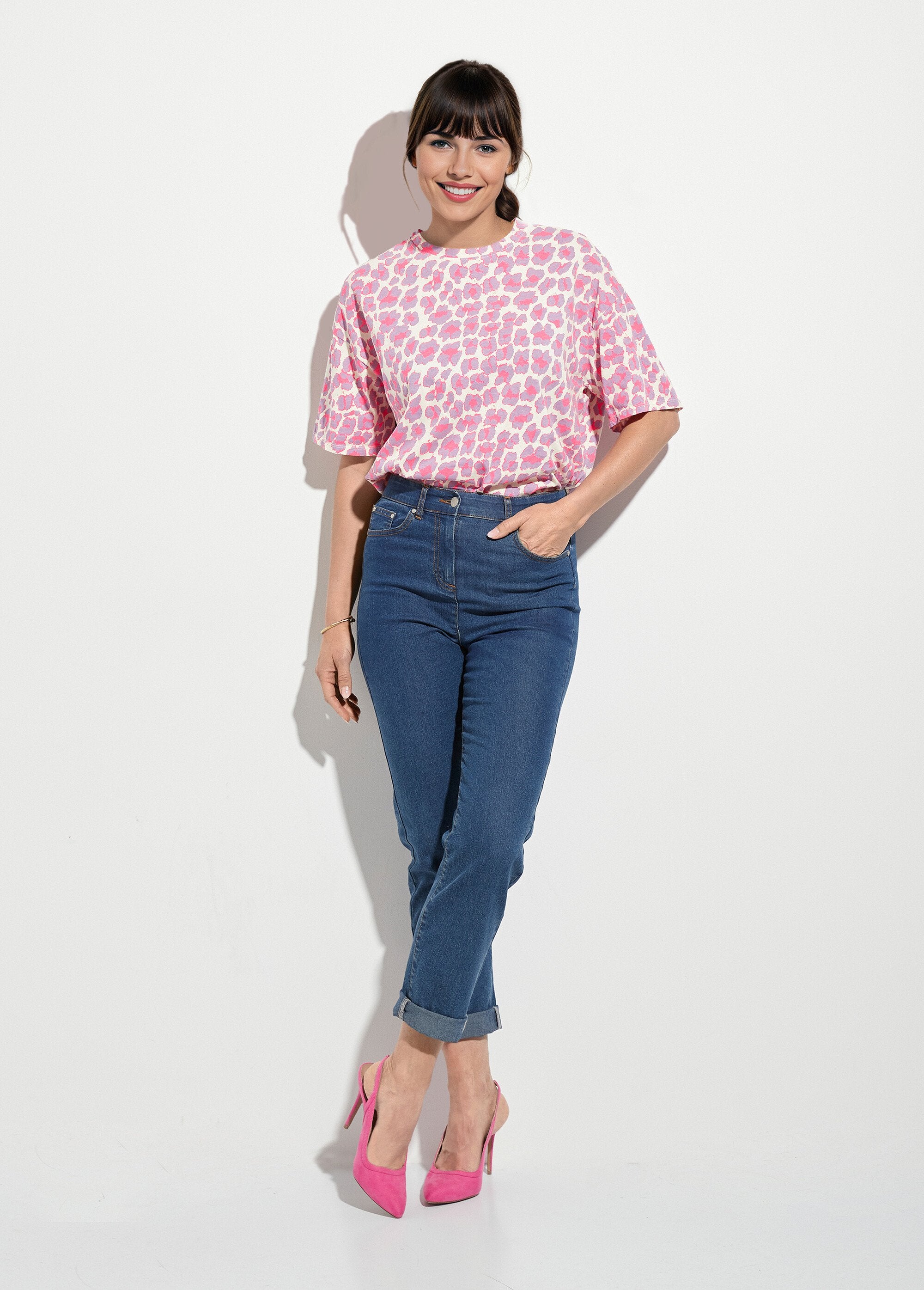 T-shirt_manches_courtes_léopard_fluo_Violet_et_rose_SF1_slim