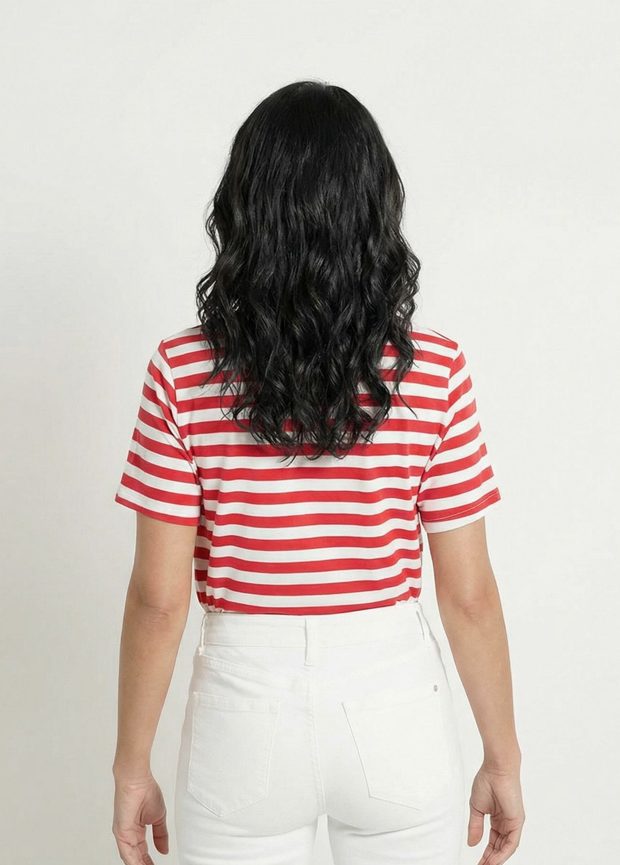 T-shirt_marinière_en_coton_stretch_Rouge_et_blanc_DO1_slim