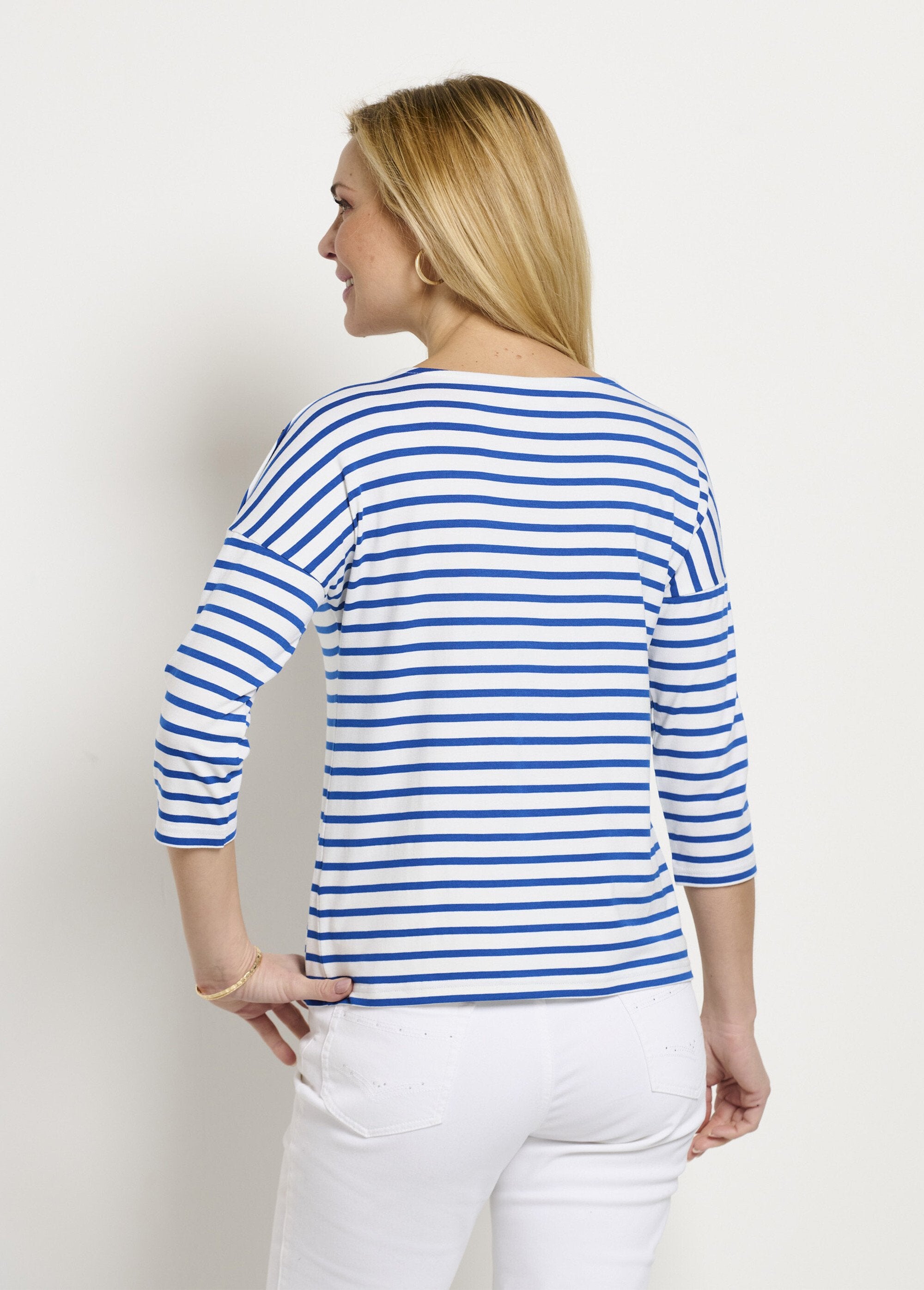 Gestreept_matrozen_T-shirt_met_korte_mouwen_Blanc_et_bleu_DO1_slim