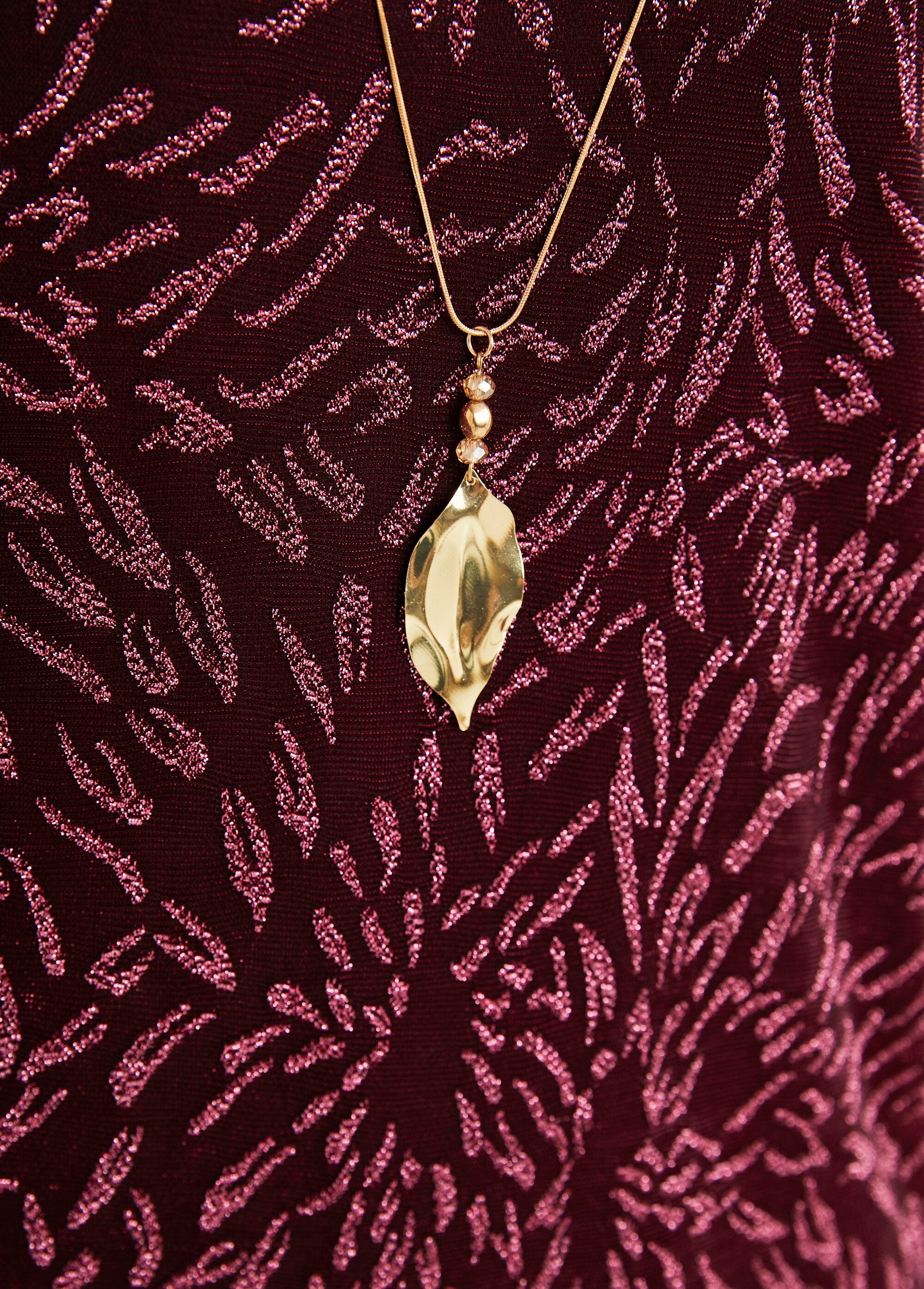 T-shirt_top_long_maille_résille_imprimée_col_rond_Rose_DE2_slim