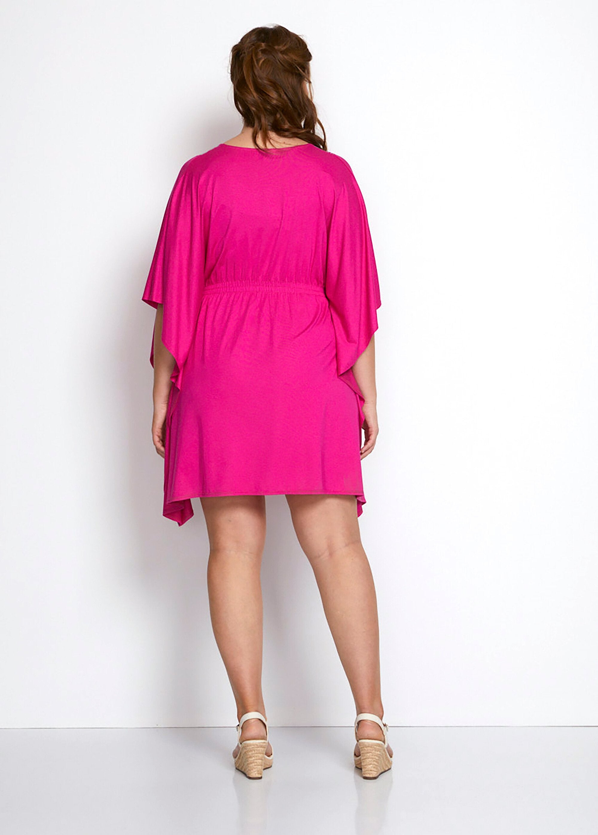 Tee-shirt_longueur_tunique_volume_T_Fuchsia_DO1_curvy