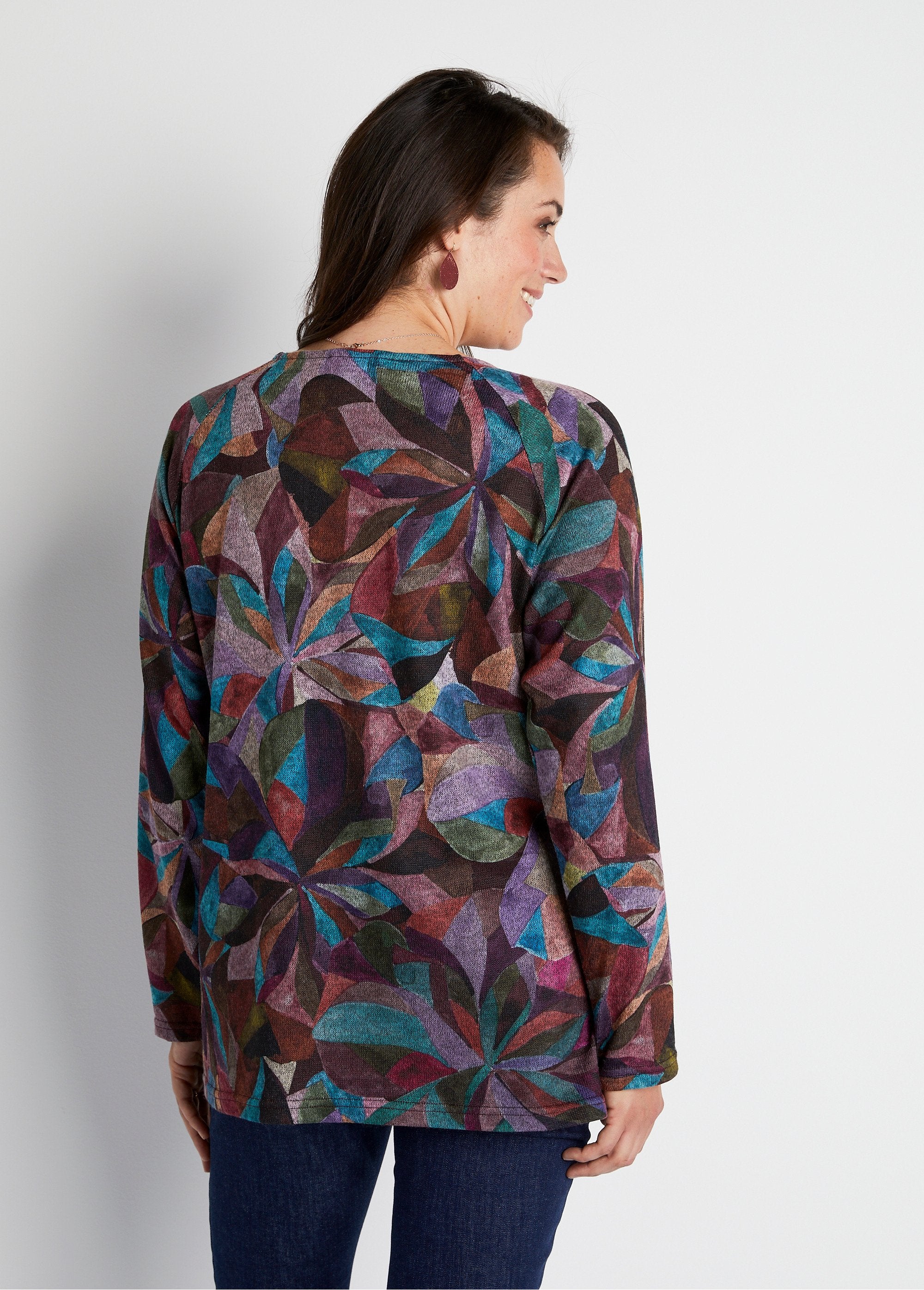 Halflang_uitlopend_raglan_T-shirt_Veelkleurig_DO1_curvy