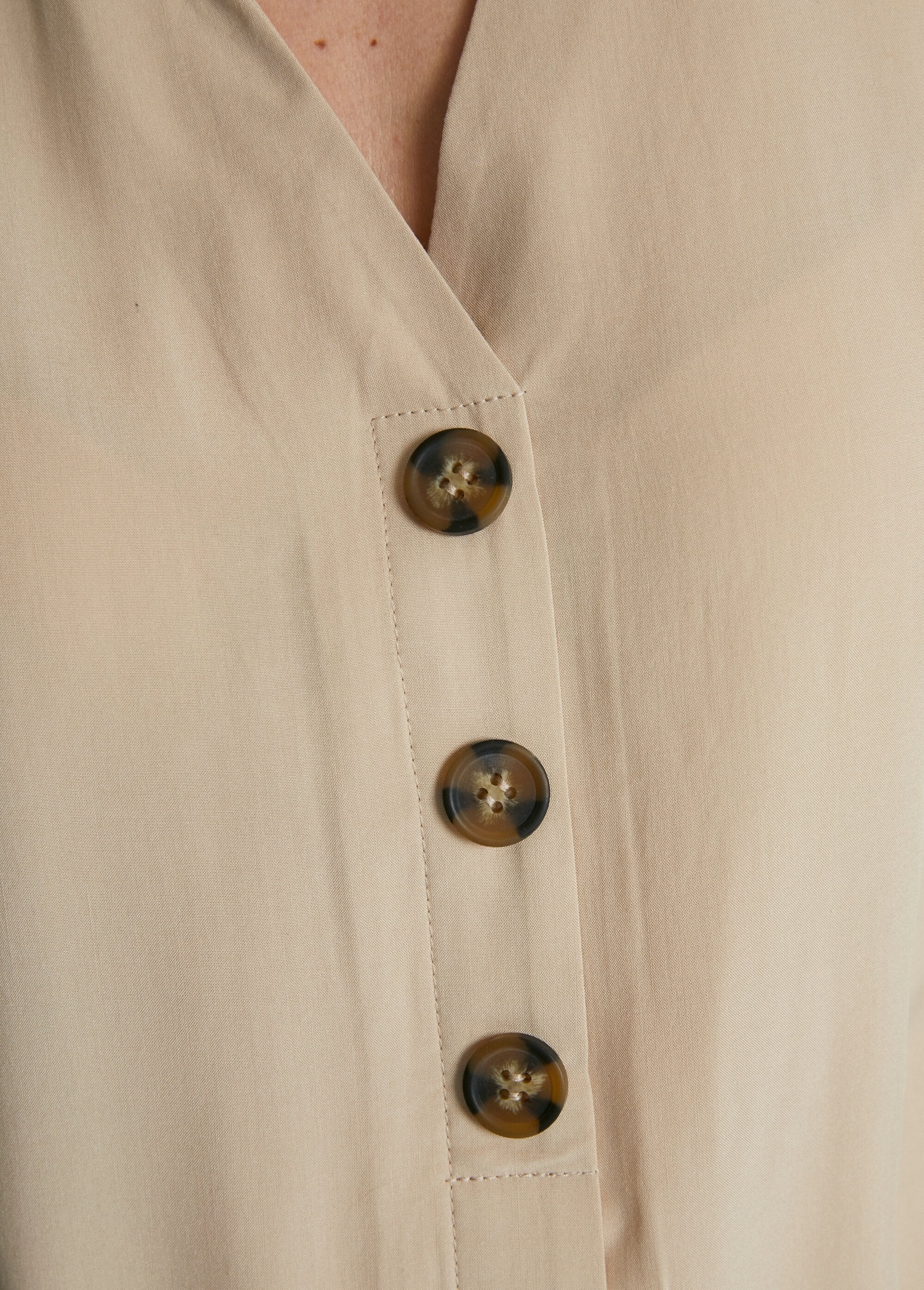 Tunique_ample_longue_manches_3/4_Sable_DE2_slim