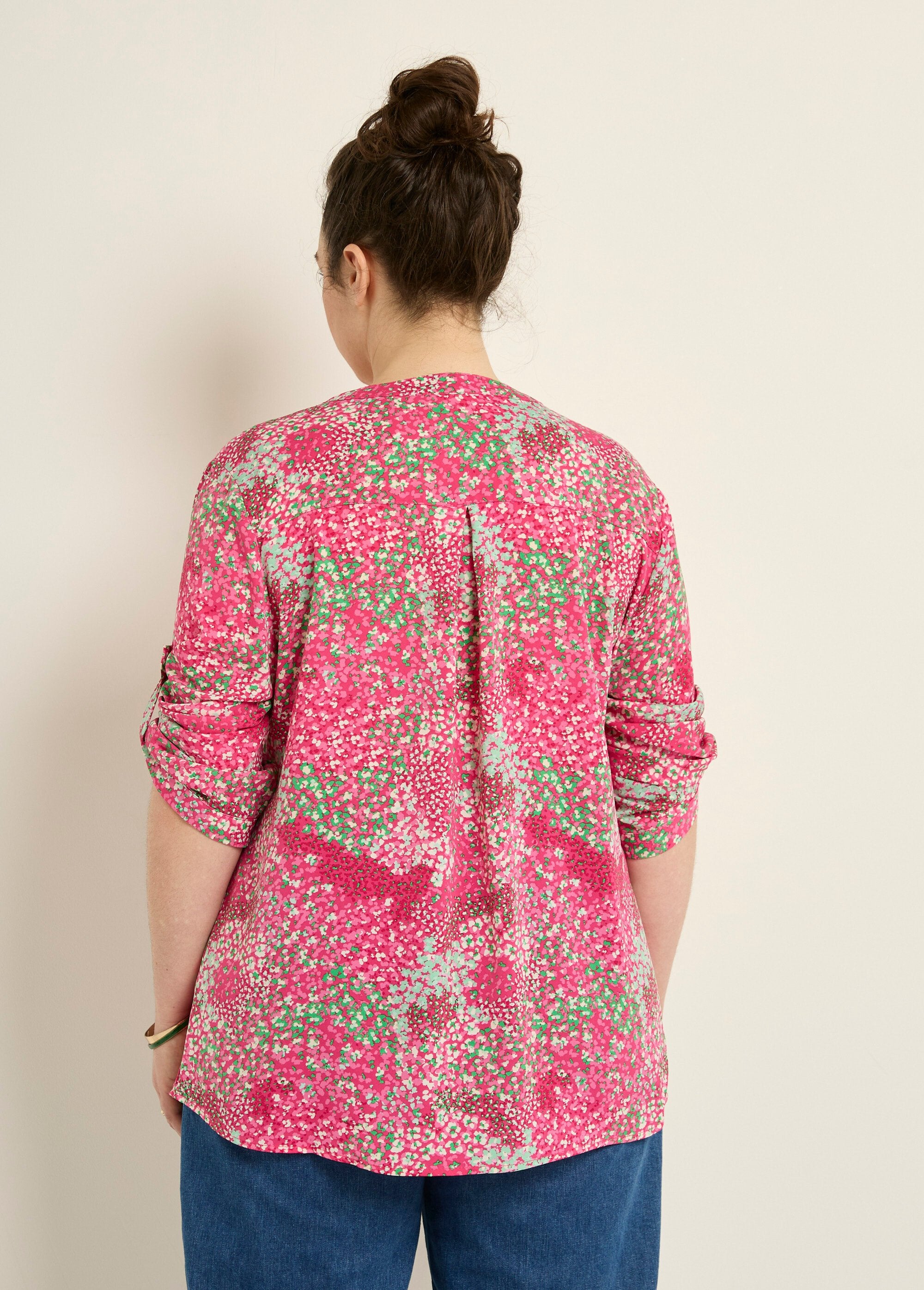 Tunique_col_V_fleurie_manches_longues_Rose_imprime_DO1_curvy