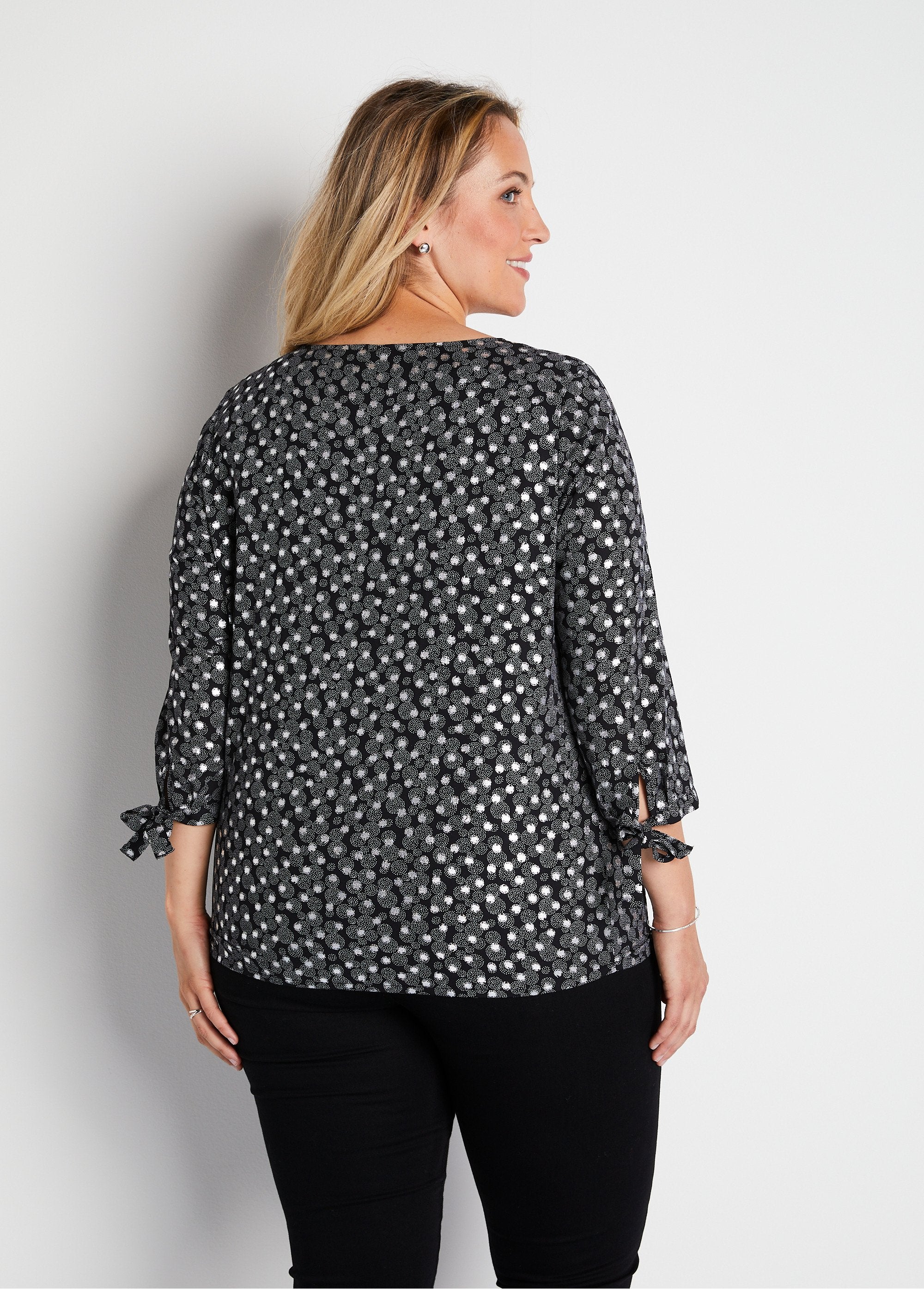 Tunique_longue_imprimée_manches_3/4_Fond_noir_DO1_curvy