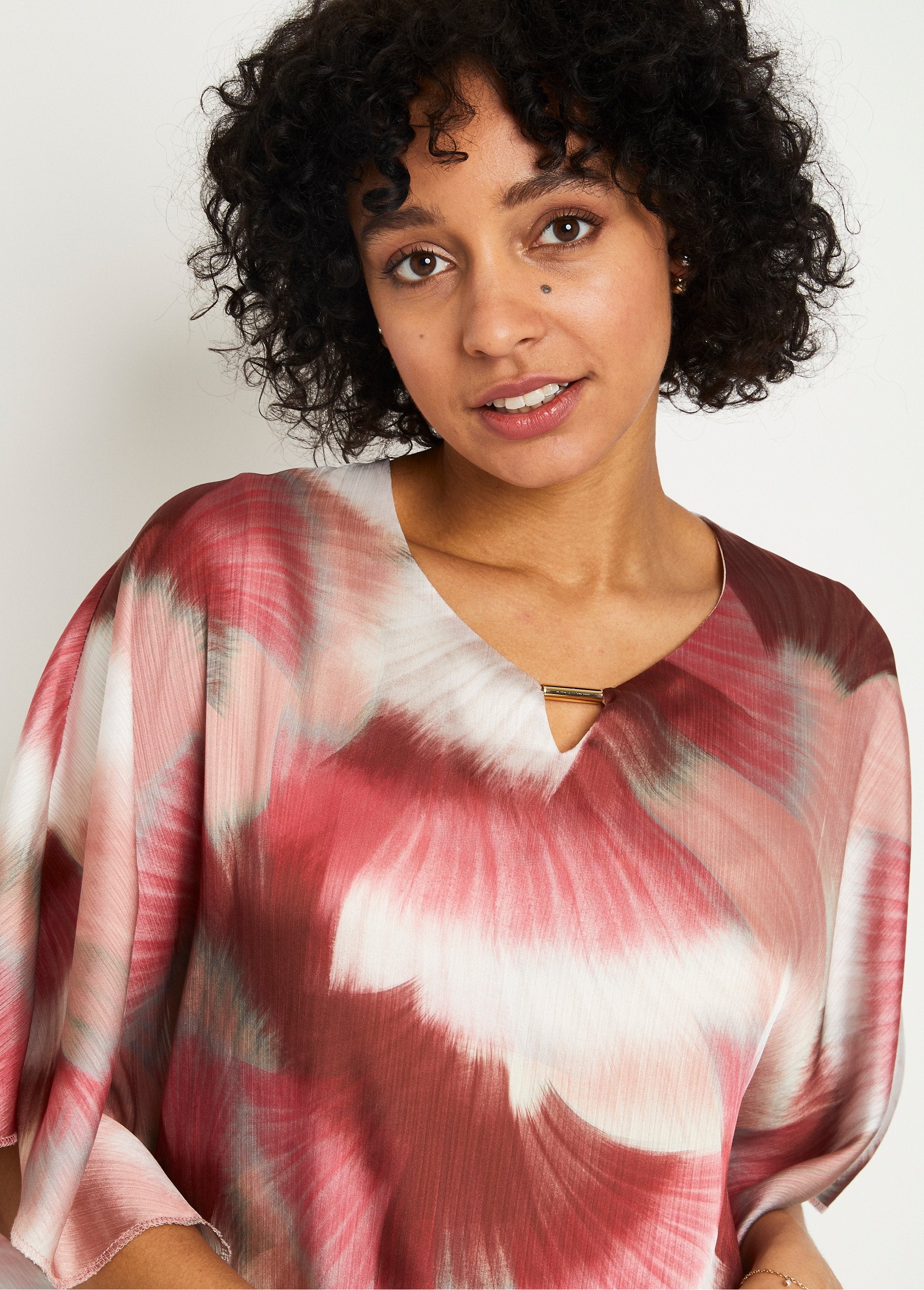 Tunique_longue_ample_imprimé_tie_&_dye_Rose_et_ecru_DE1_slim