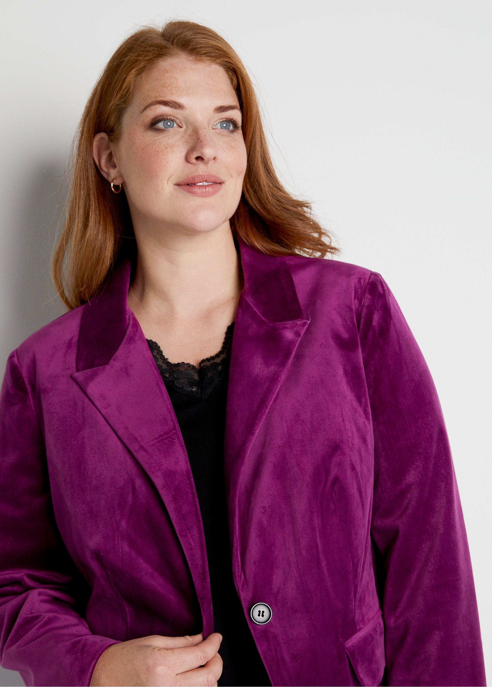 Veste_blazer_droite_velours_uni_col_tailleur_Violet_DE1_curvy