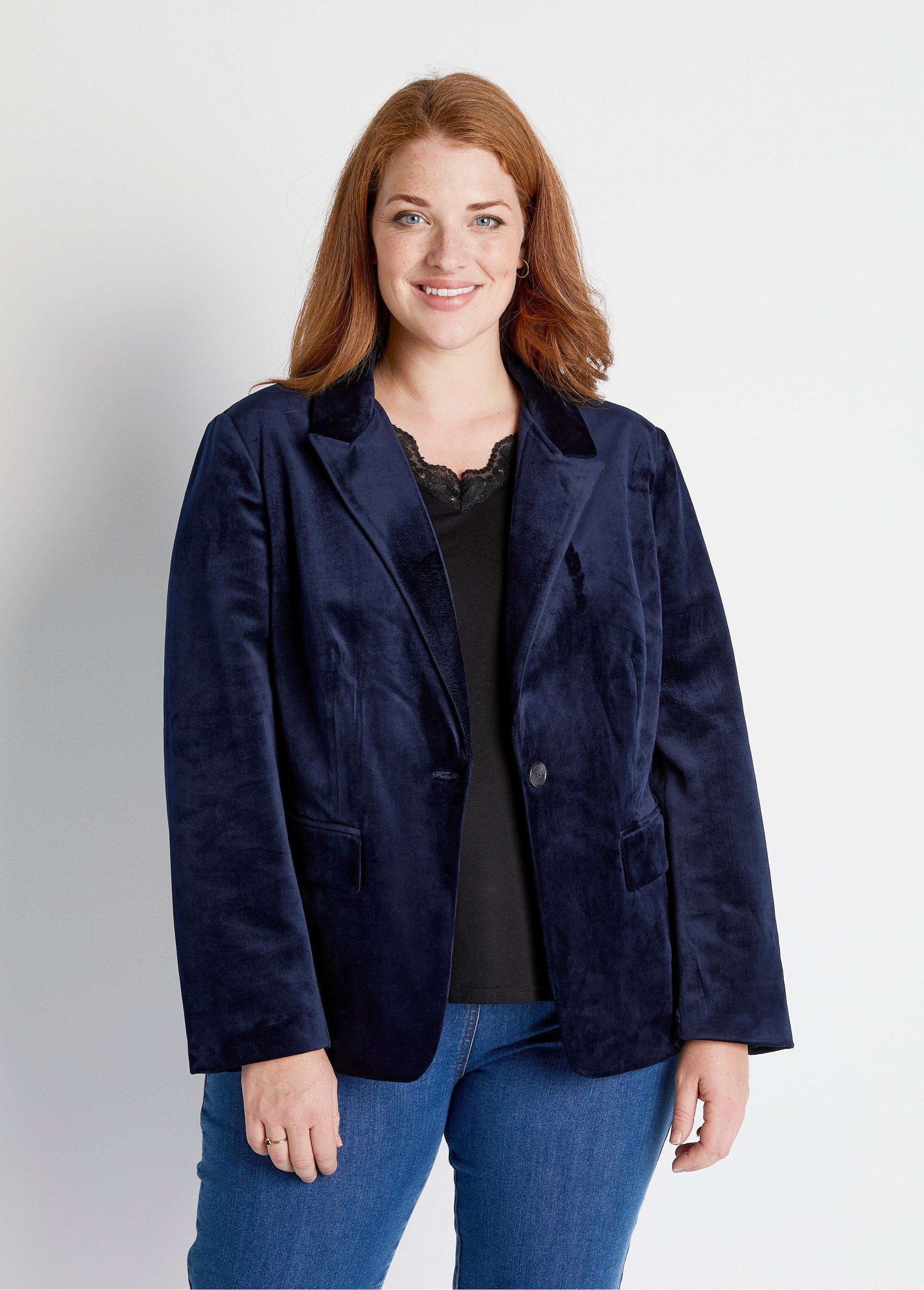 Veste_blazer_droite_velours_uni_col_tailleur_Marine_FA2_curvy