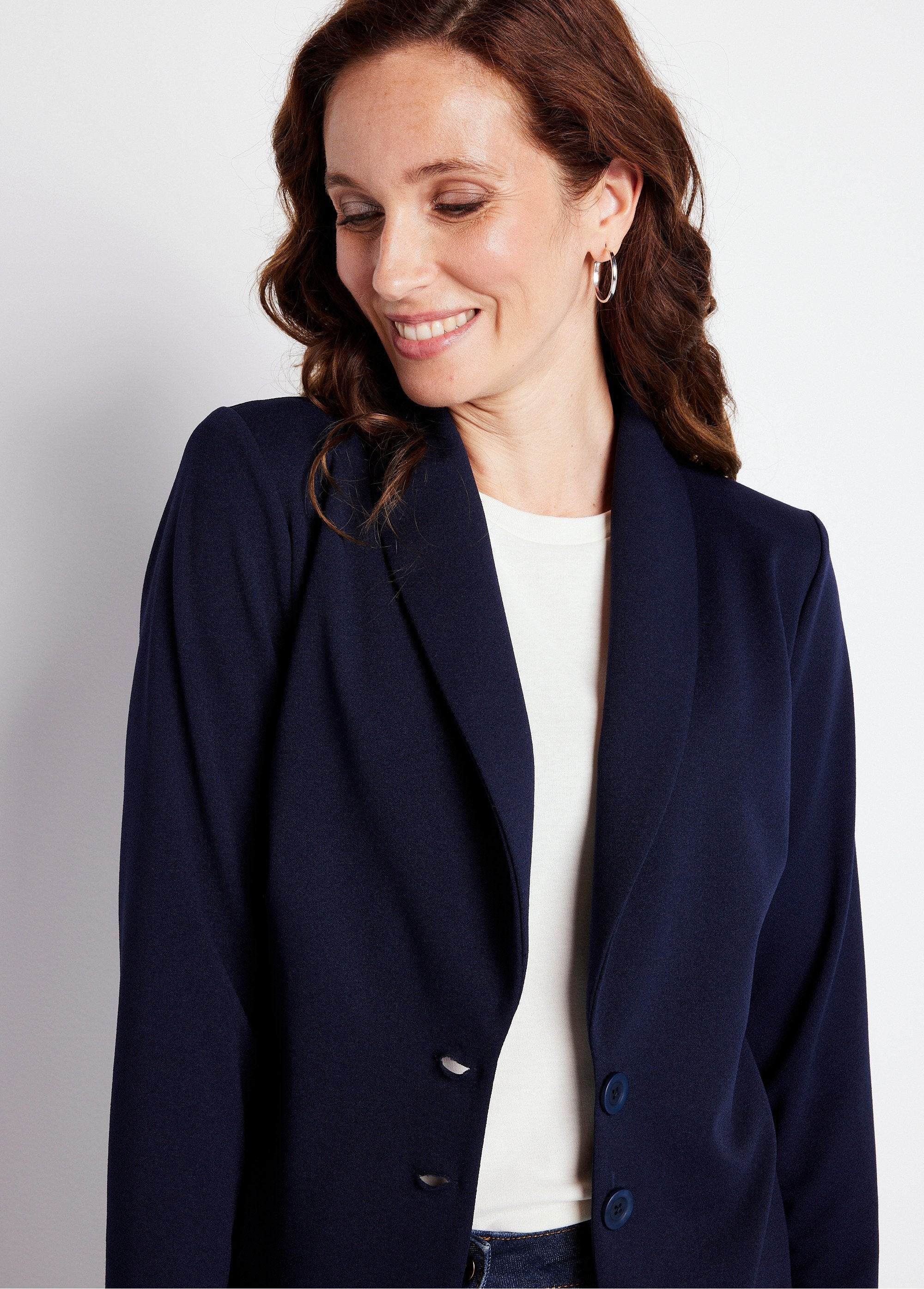 Veste_col_châle_maille_fluide_Marine_DE1_slim