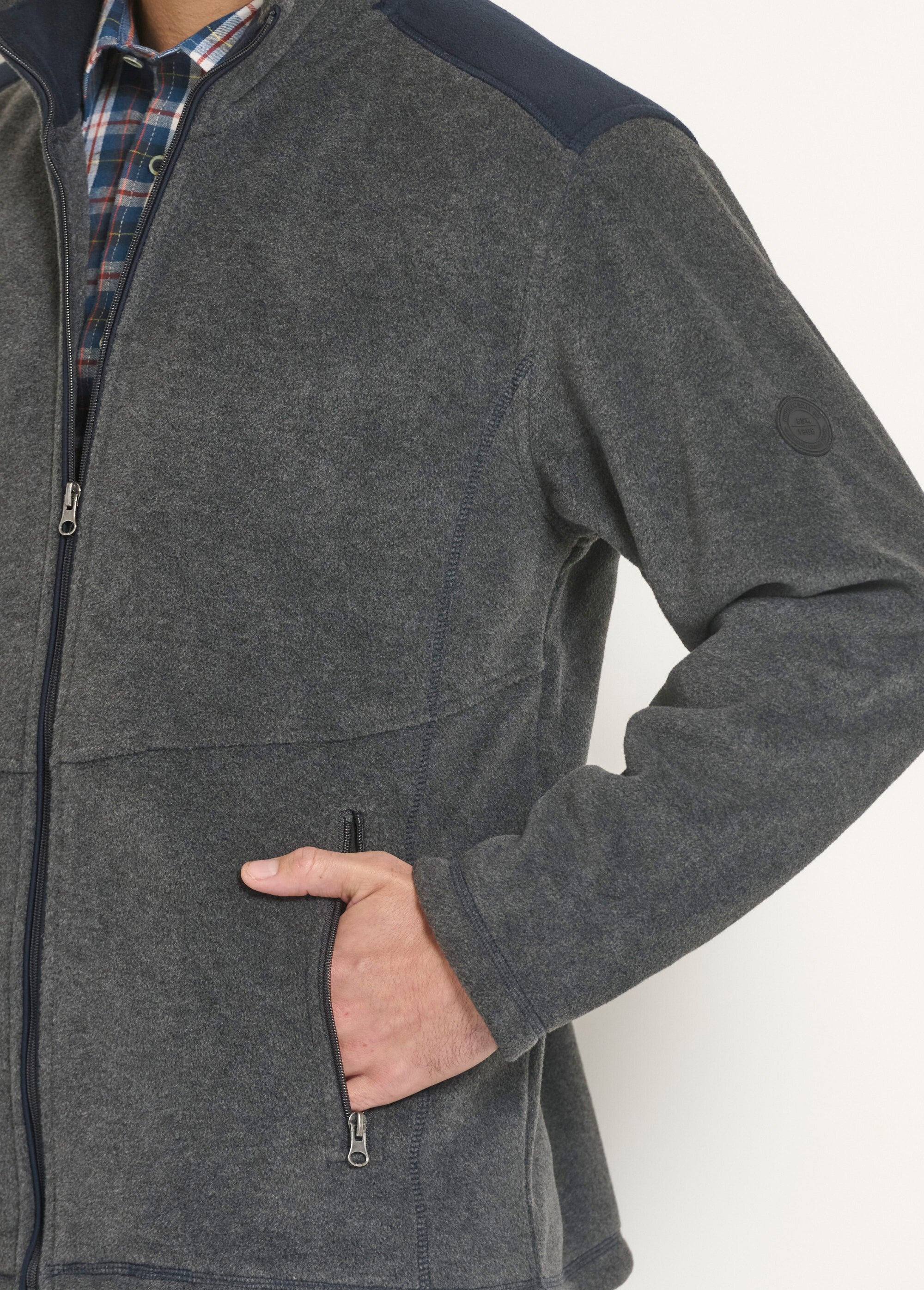 Warm_fleecejack_met_rits_en_opstaande_kraag_Anthracite_DE2_slim