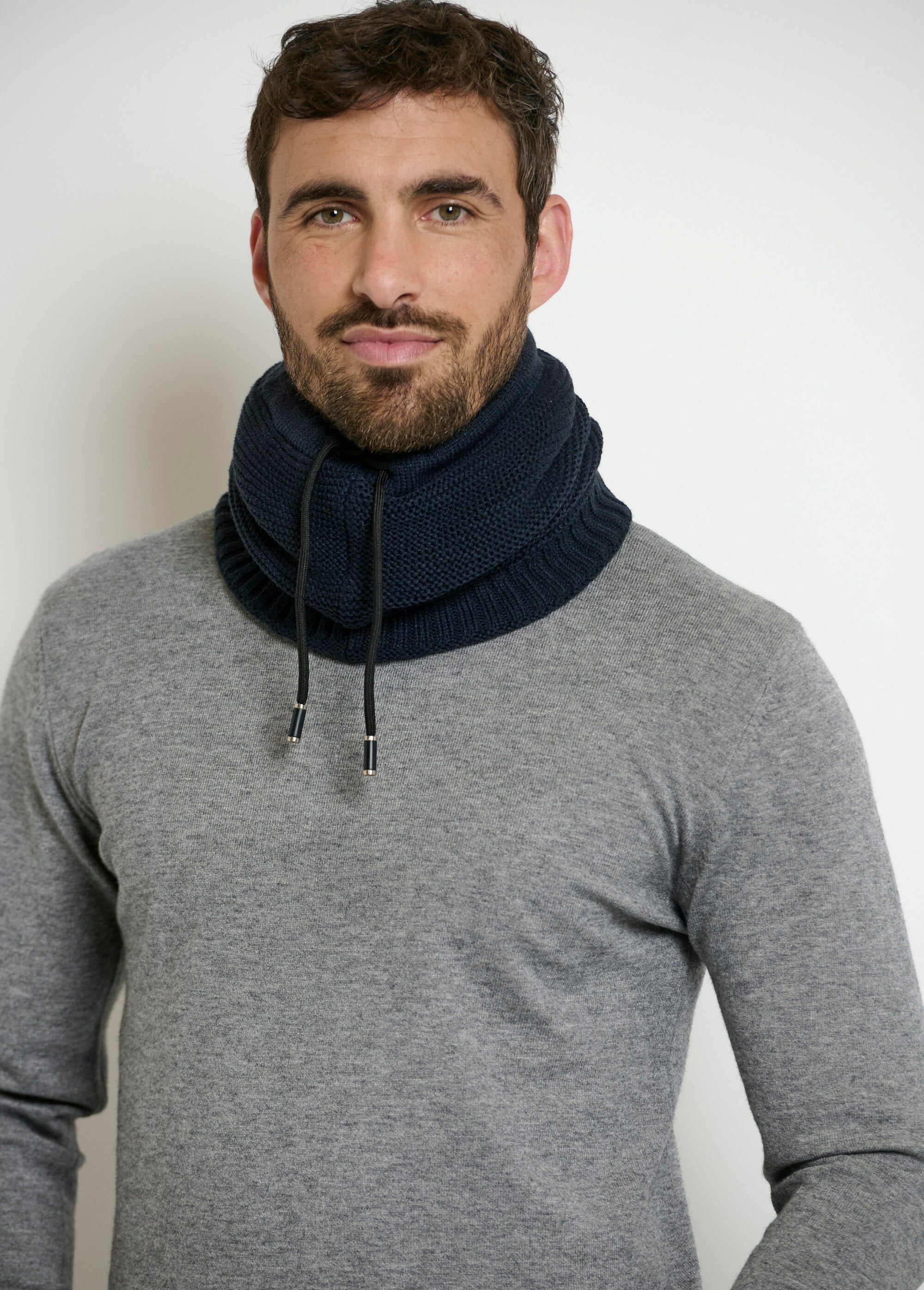 Gebreide_en_polaire_snood_choker_Marine_DE1_slim