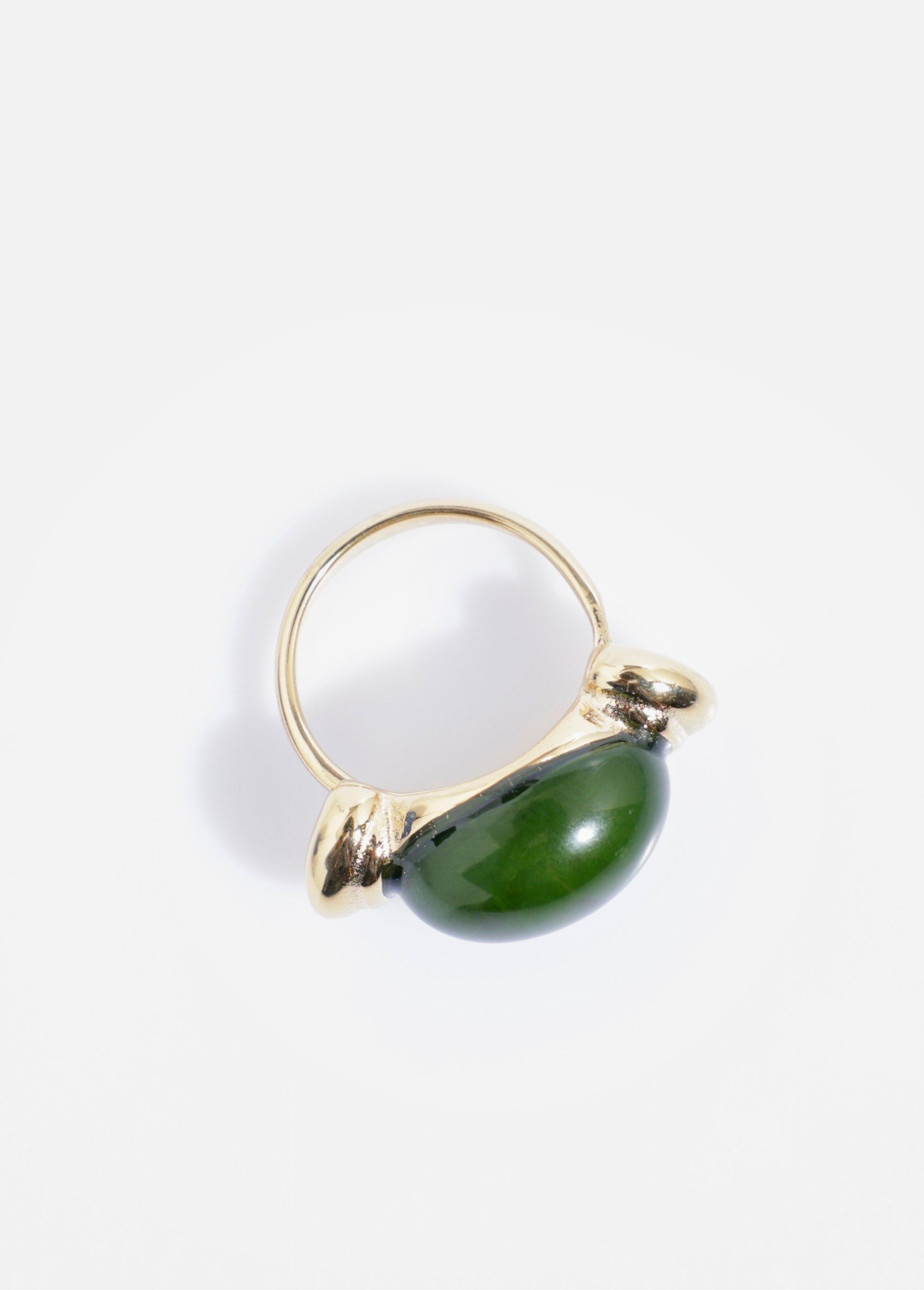 Colorful_pearl_ring,_stainless_steel_Gold_and_green_FA1_slim