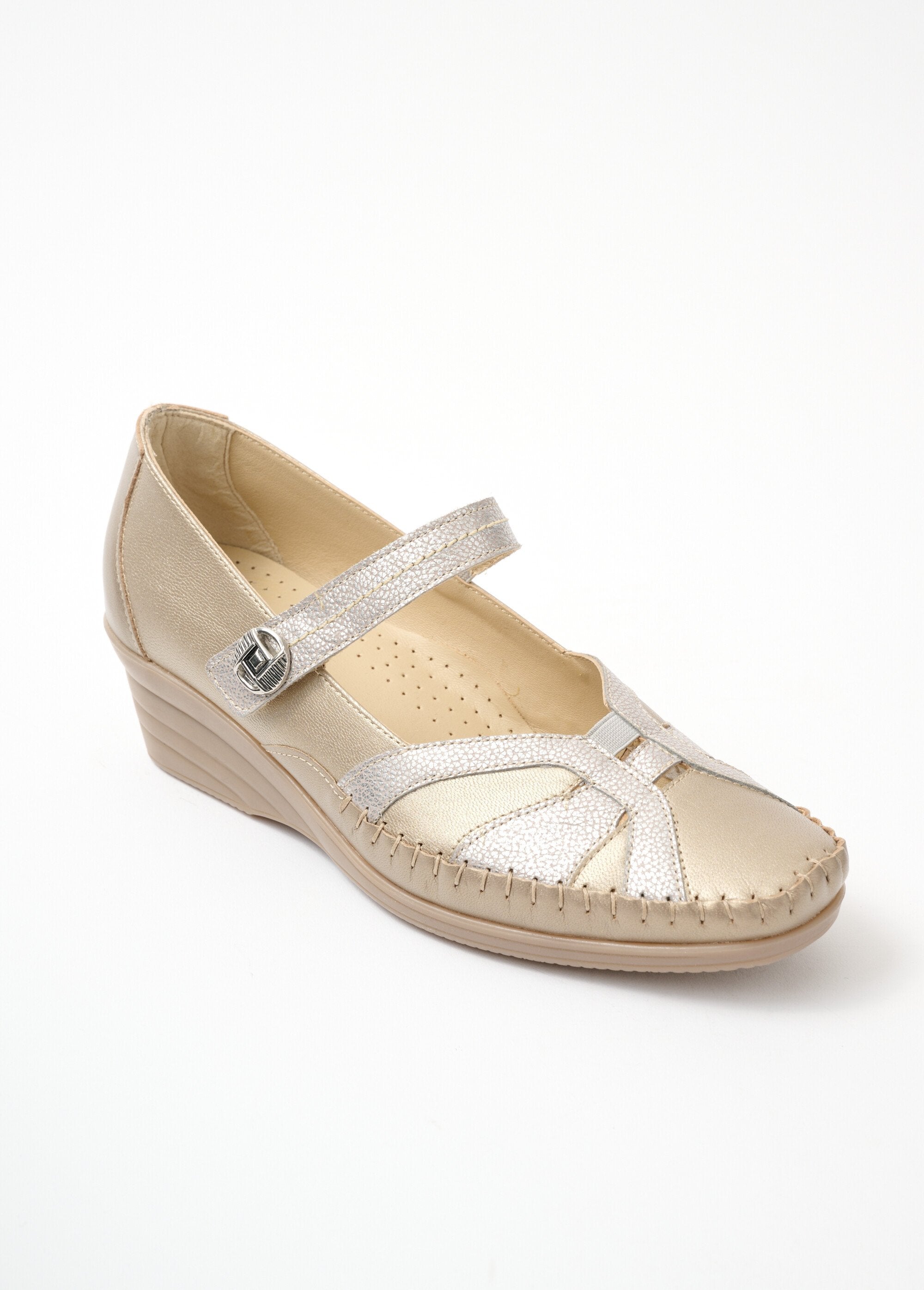 Ballerines_largeur_confort_cuir_scratchées_Beige_dore_FA1_slim