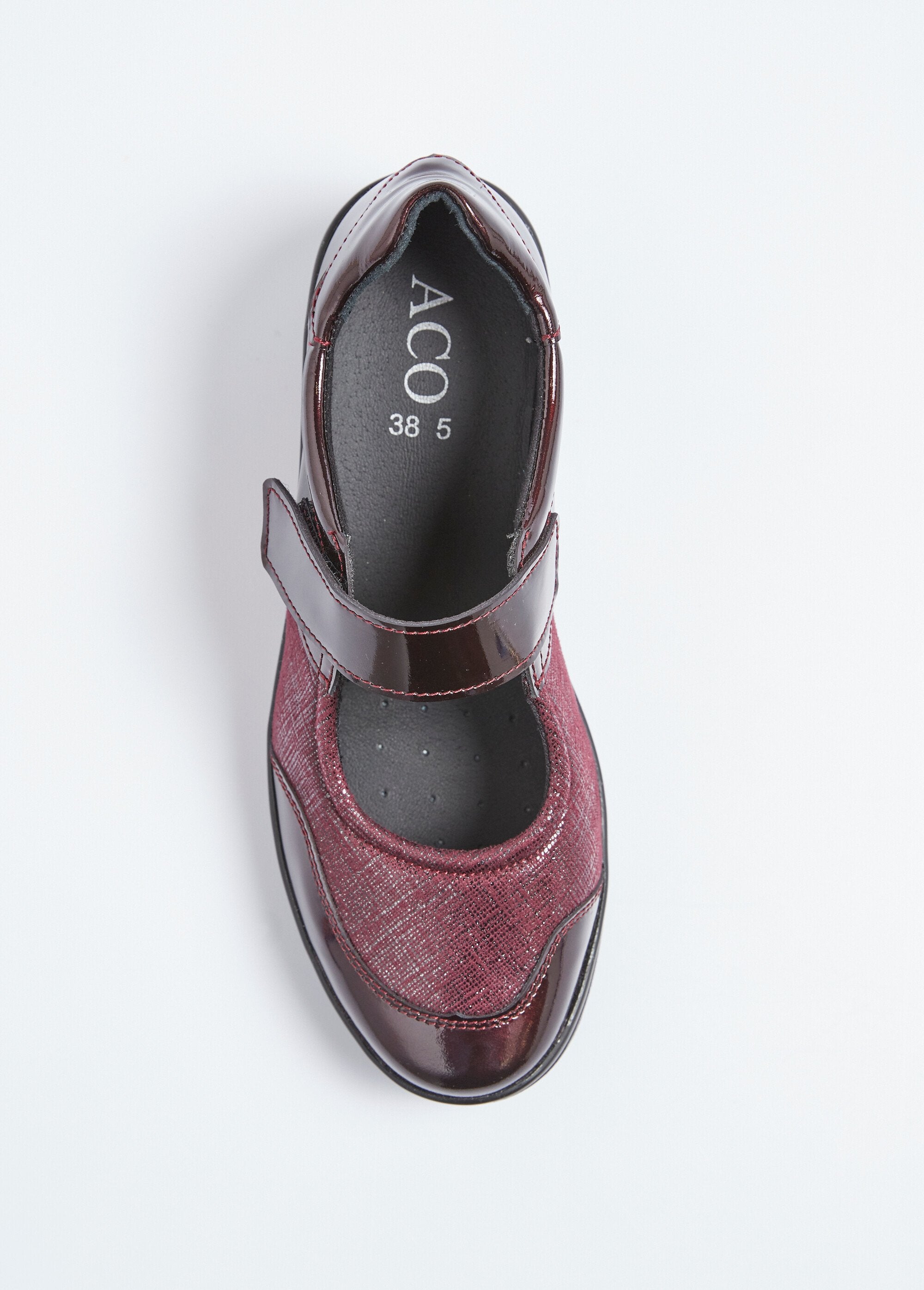 Ballerines_scratchées_pieds_sensibles_grande_largeur_Bordeaux_OV1_slim