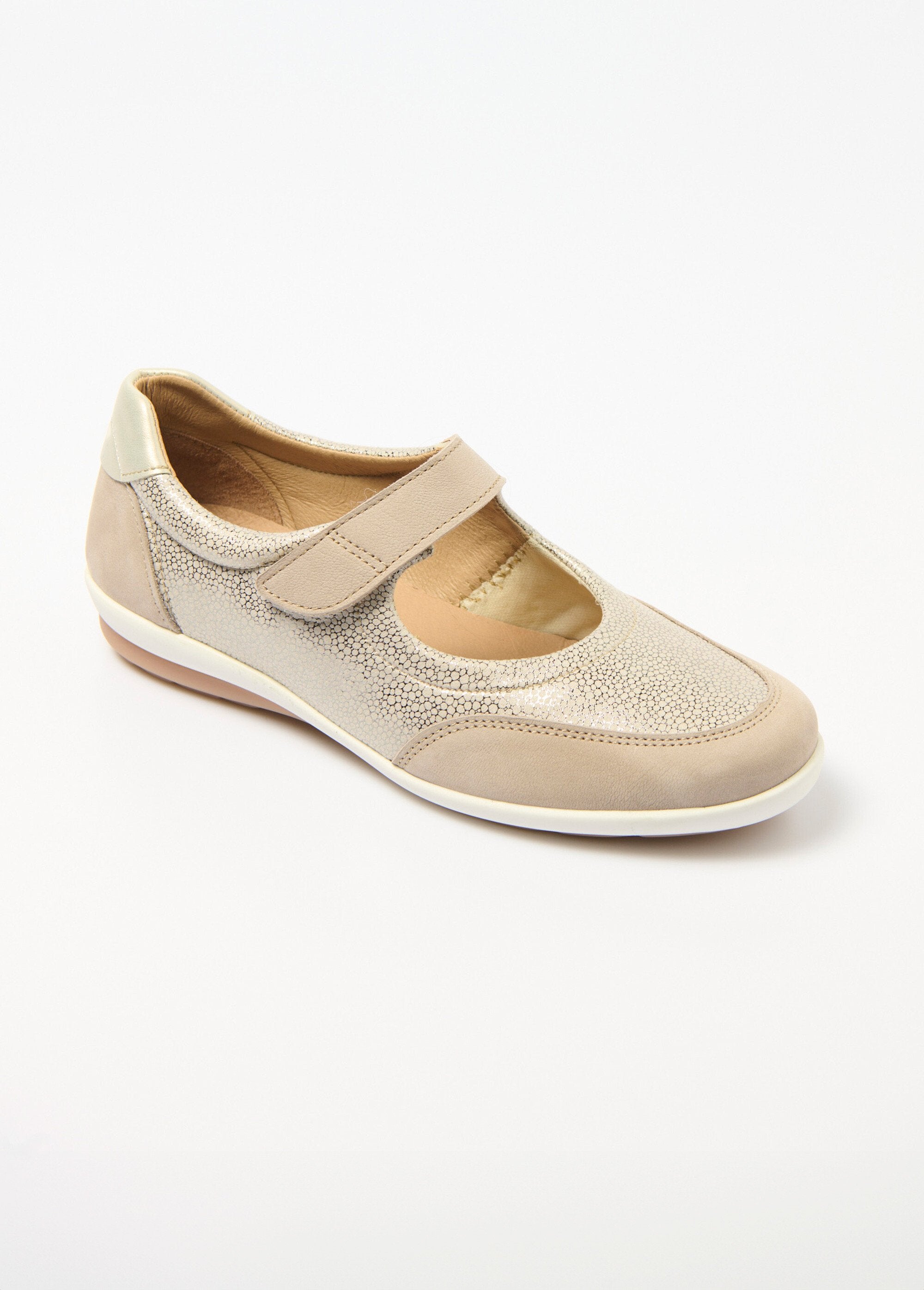 Ballerines_scratchées_pieds_sensibles_grande_largeur_Beige_FA1_slim