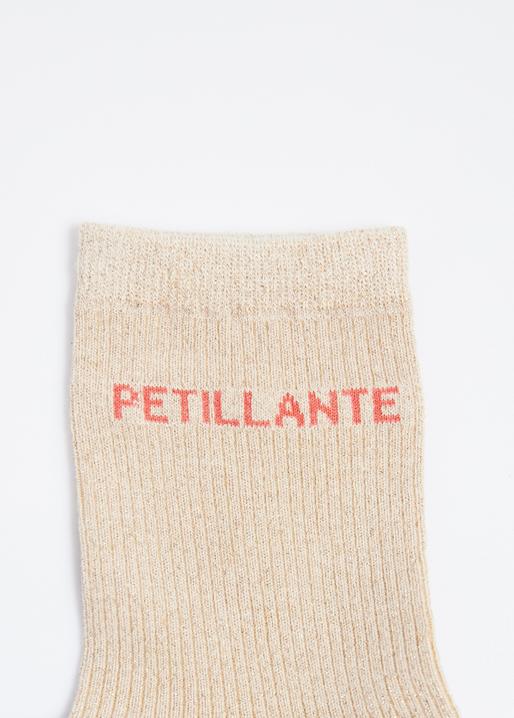 Chaussettes_fil_métallisé_message_PÉTILLANTE_Beige_DE2_slim