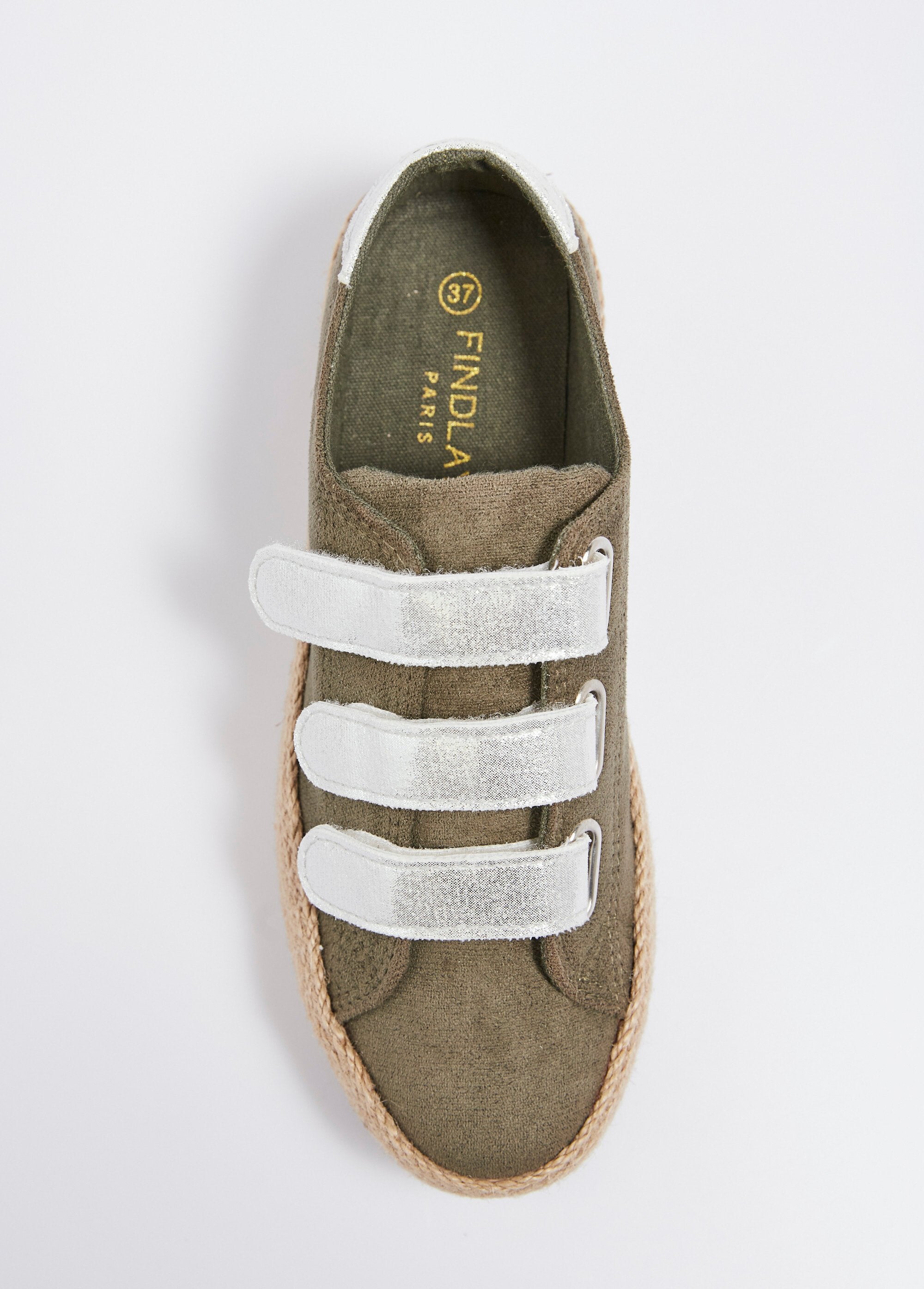 Baskets_à_scratch_semelle_compensées_corde_Kaki_OV1_slim