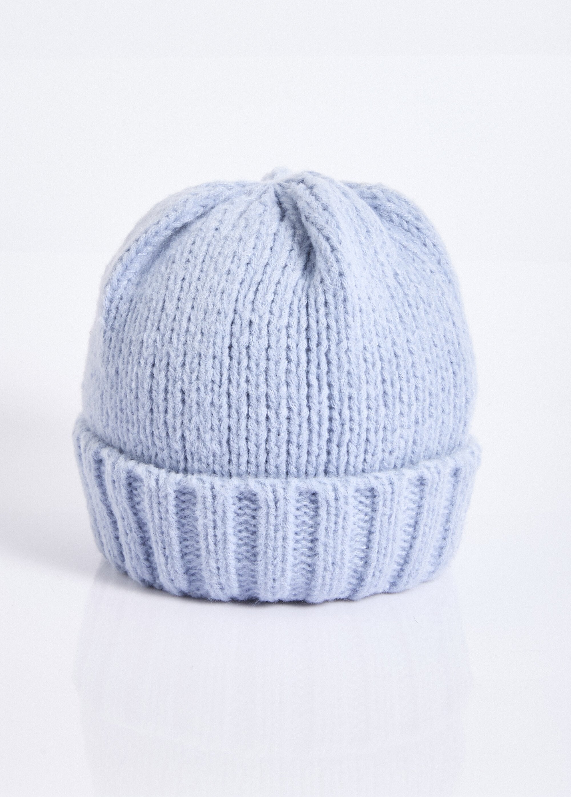Bonnet_pastel_en_maille_cotelée_à_revers_Bleu_ciel_FA1_slim