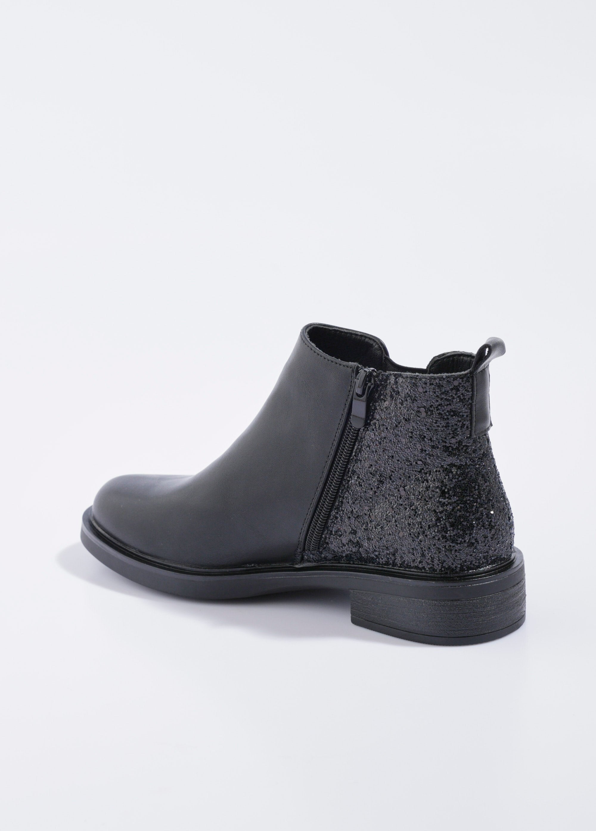 Chelsea_laarzen,_pailletten_hak_detail_Noir_DO1_slim