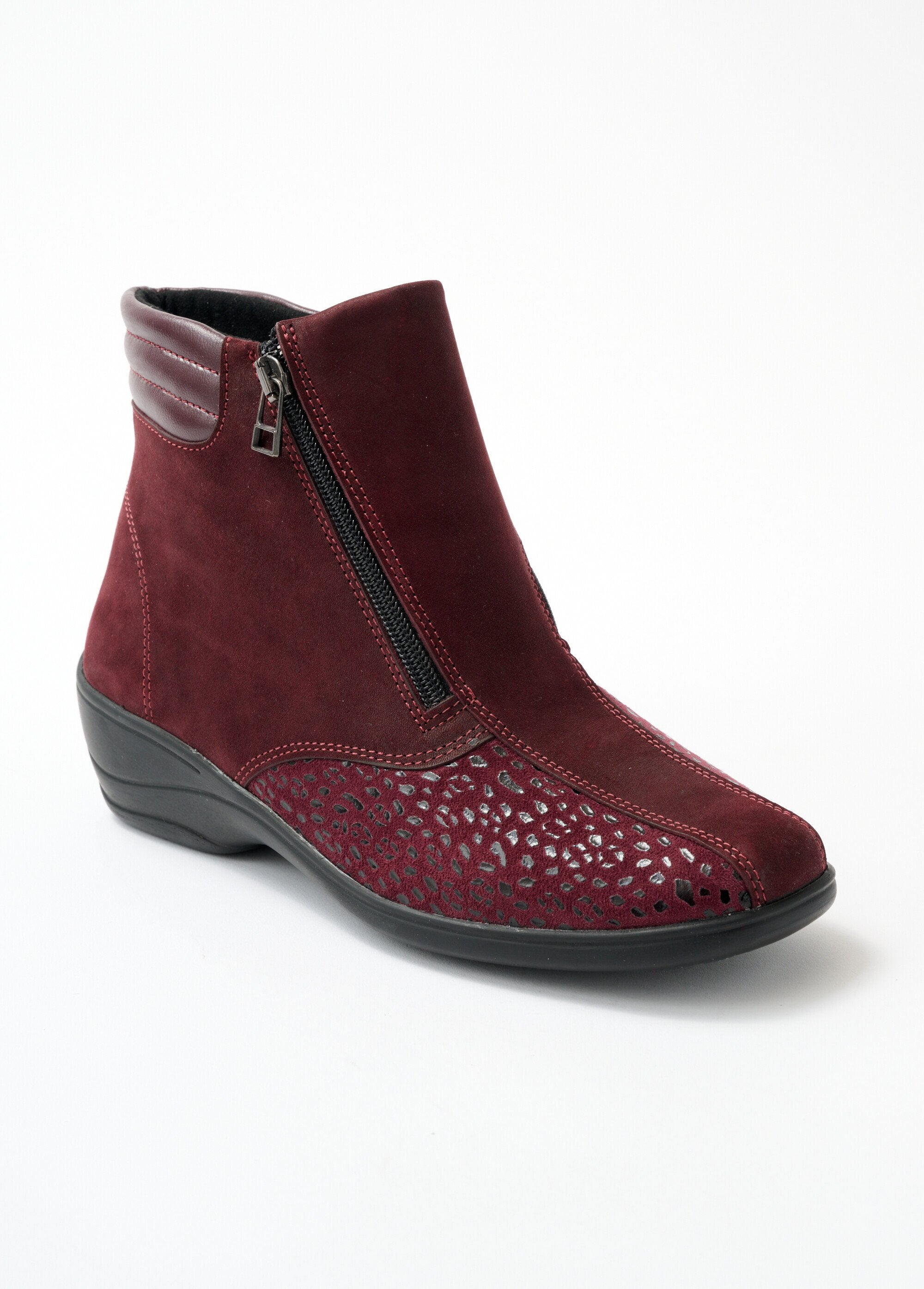 Bottines Marron Extensibles Merry Scott - Pointure 40 - Talon Plat - Occasion Très Bon état