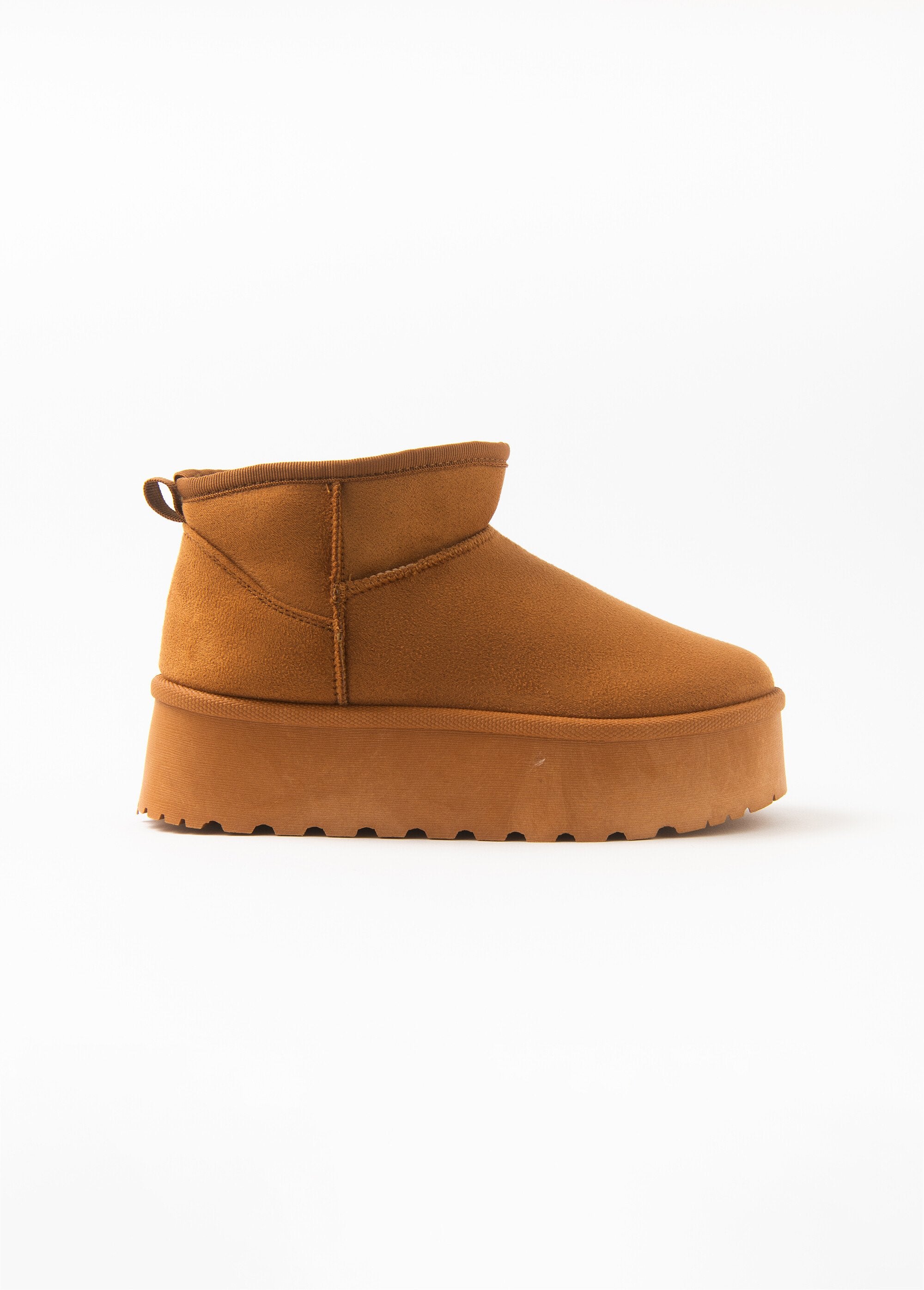 Boots_fourrées_chaudes_façon_suédine_Camel_DR1_slim