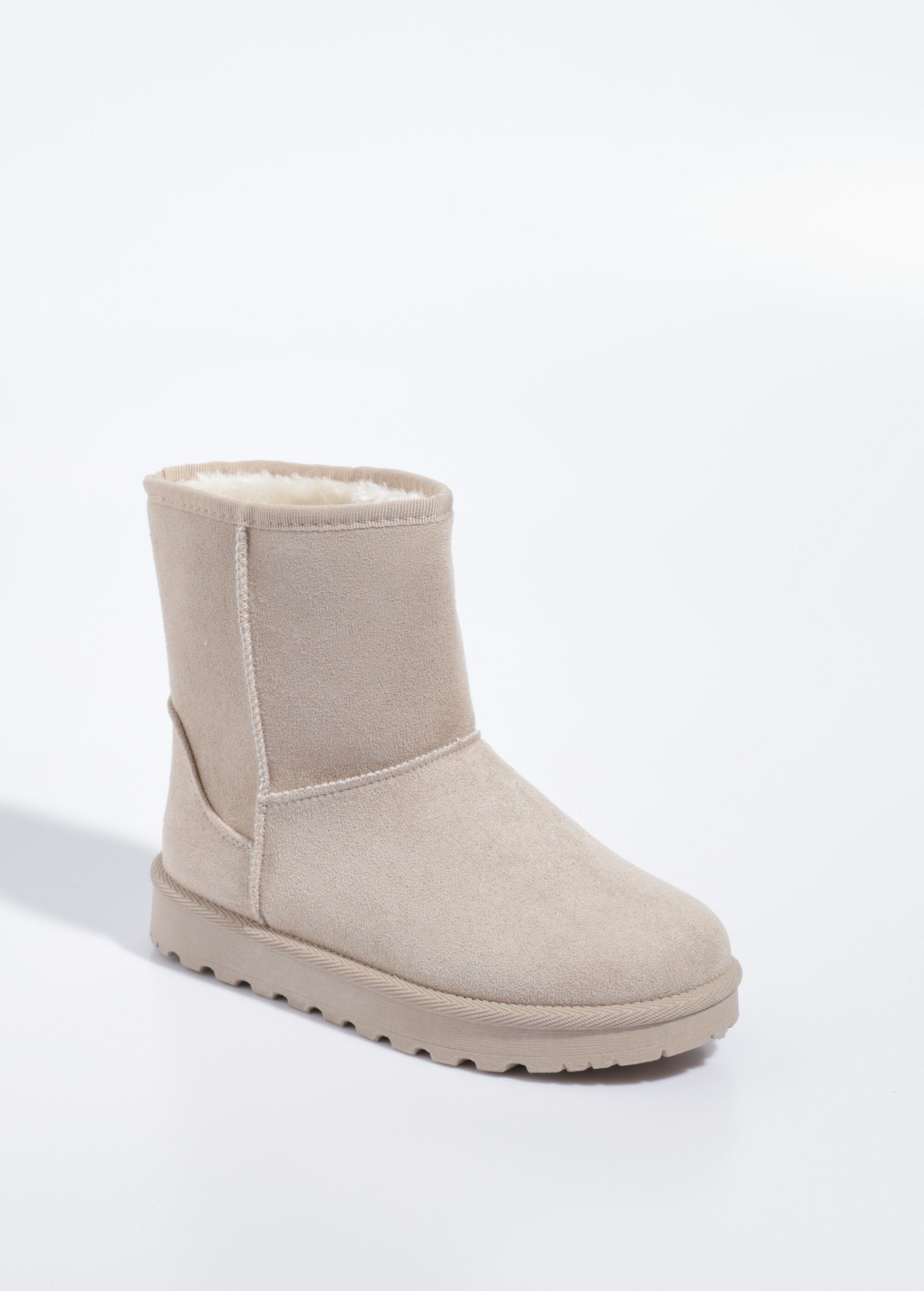Boots_fourrées_chaudes_semelle_compensée_Beige_FA1_slim