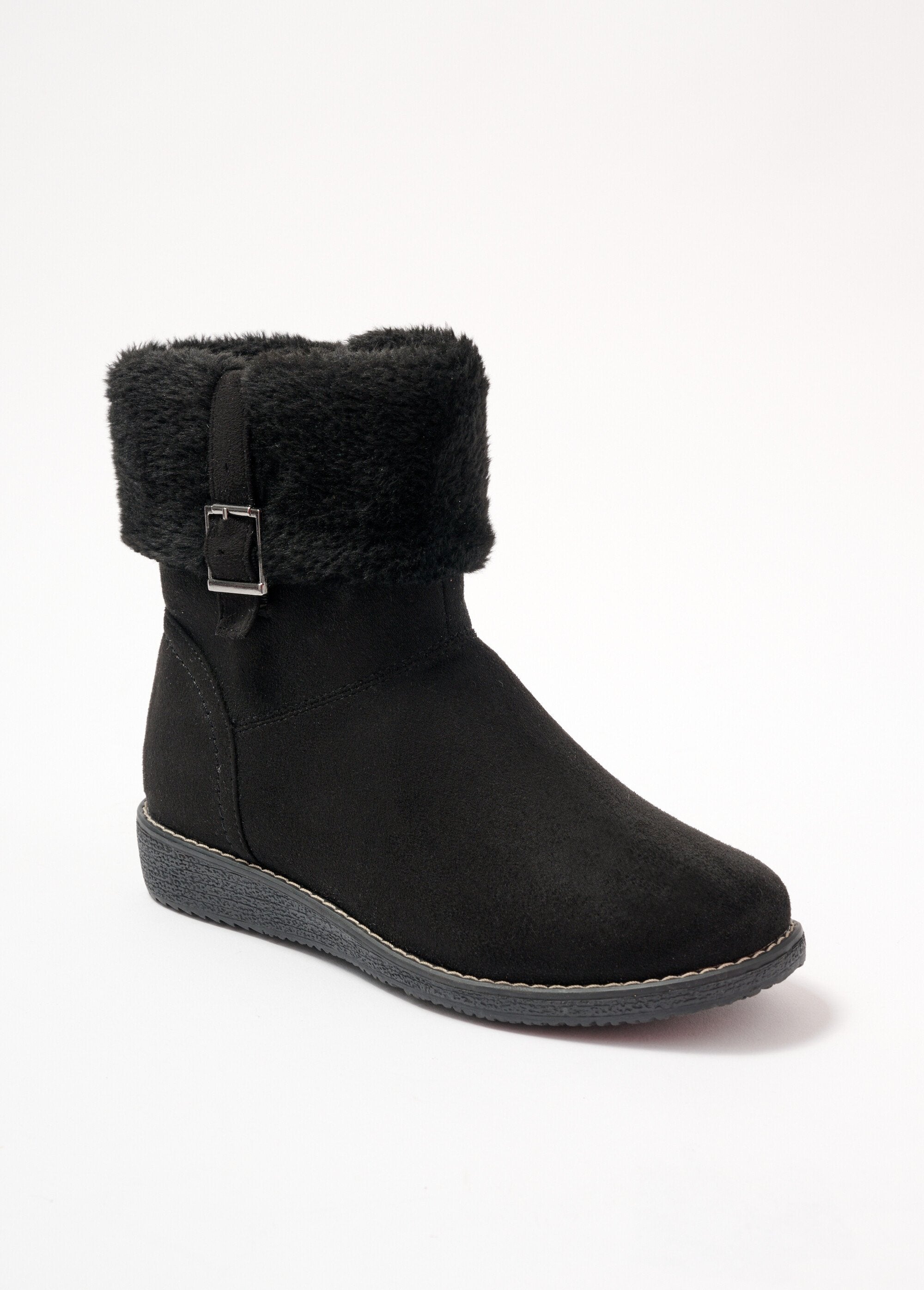 Boots_vegan_revers_fausse_fourrure_largeur_confort_Noir_FA1_slim