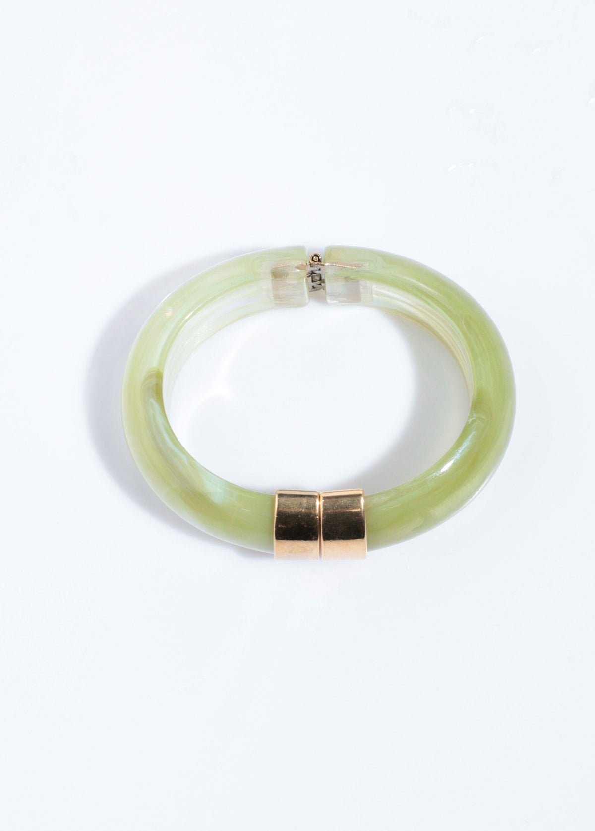 Bracelet Semi-rigide Argenté Avec Angelot / Chérubin - Occasion - Fabriqué En France