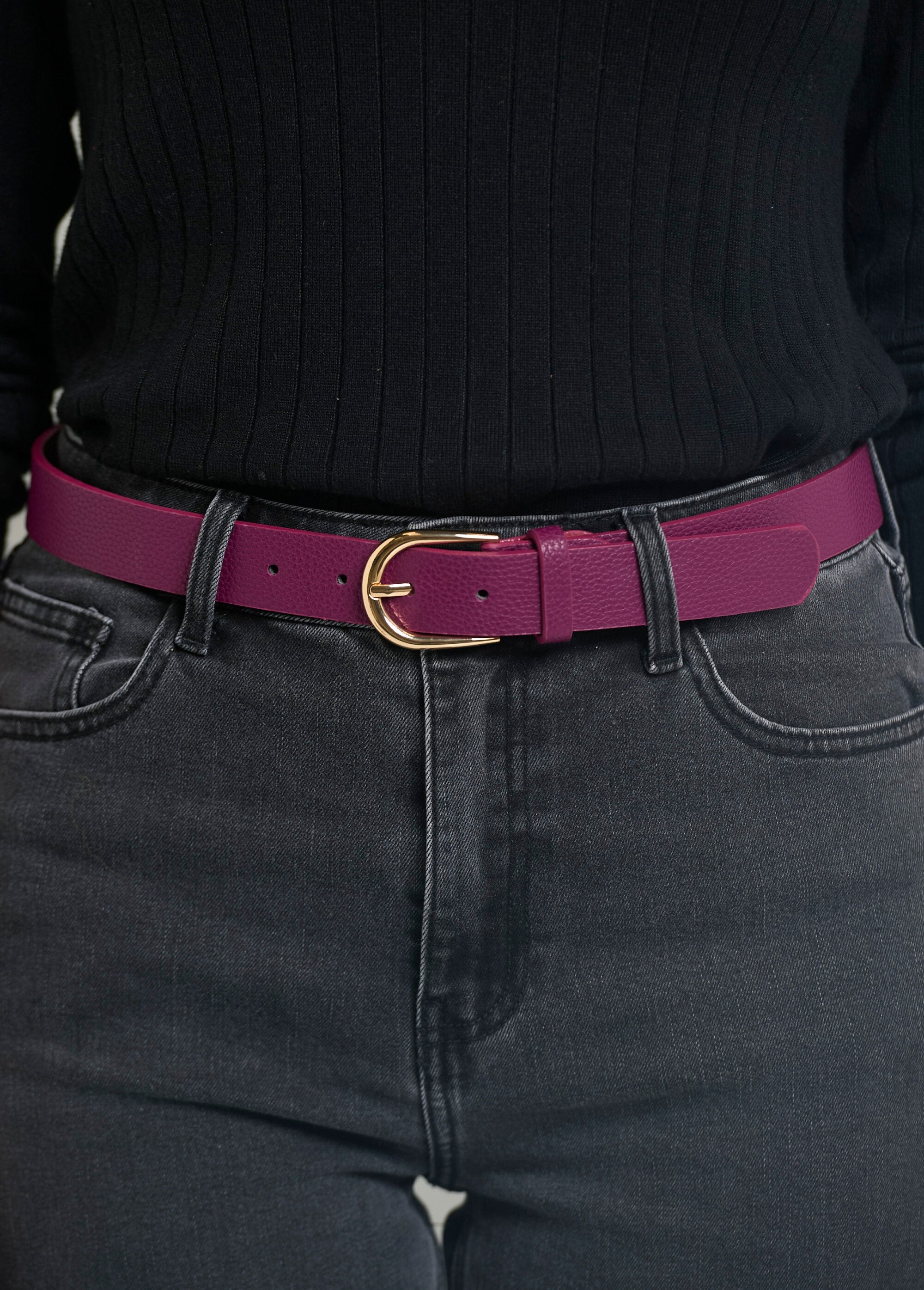 Imitatieleren_riem_met_metalen_gesp_Prune_DE1_slim