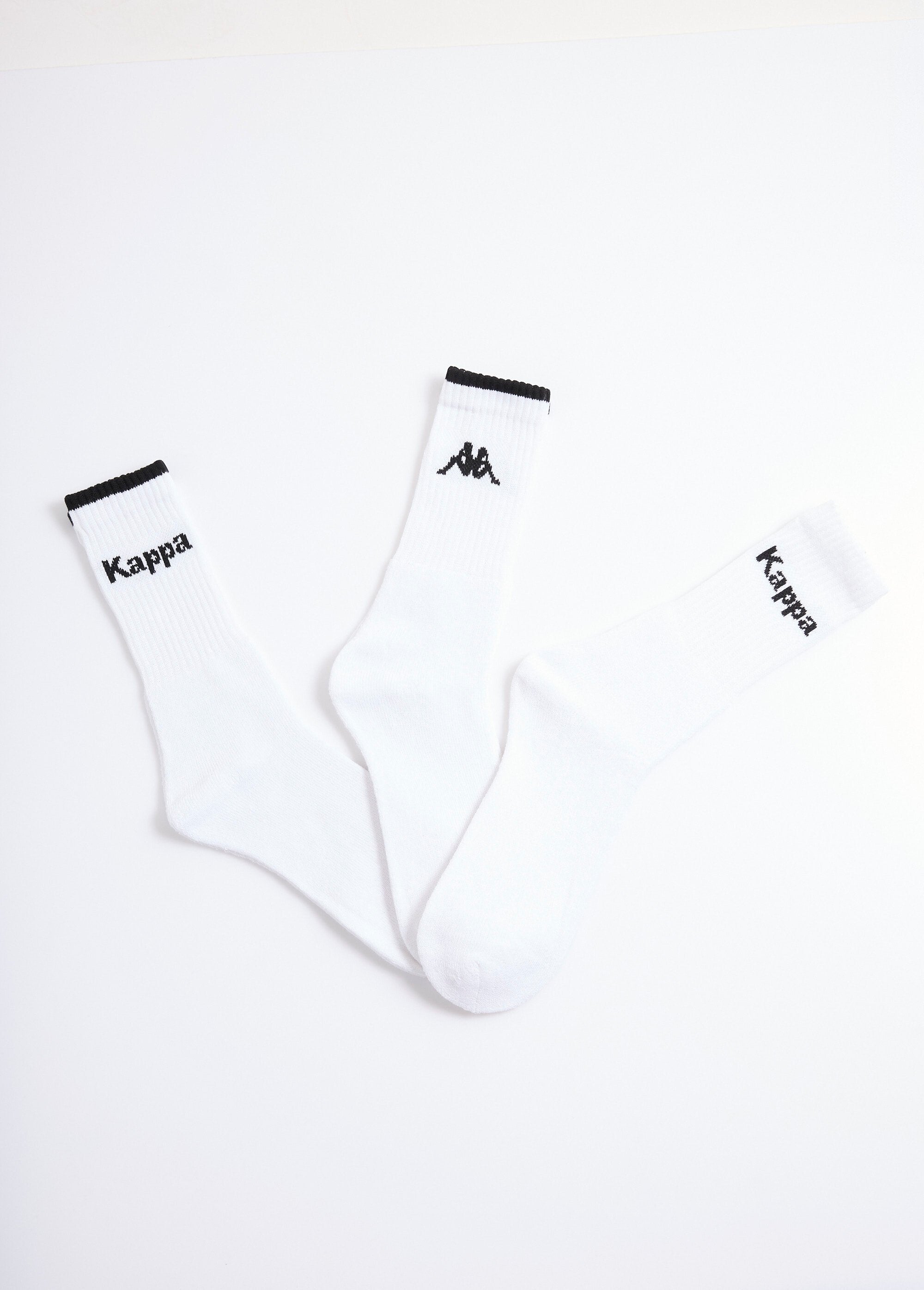 Geribbelde_sportsokken,_lichtgekleurd_Blanc_FA1_slim