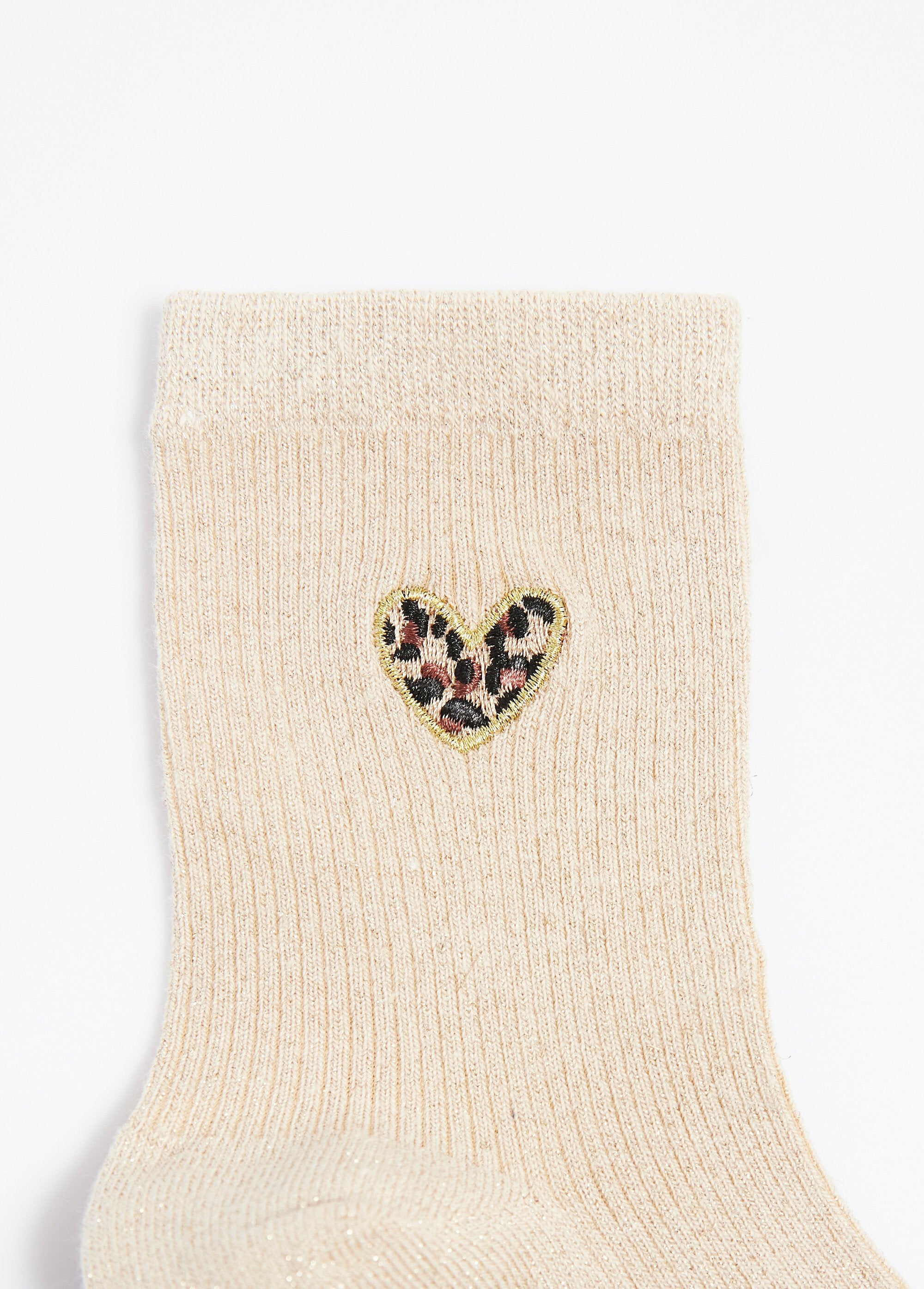 Fijn_geribde_panter_hart_sokken_Beige_DE2_slim