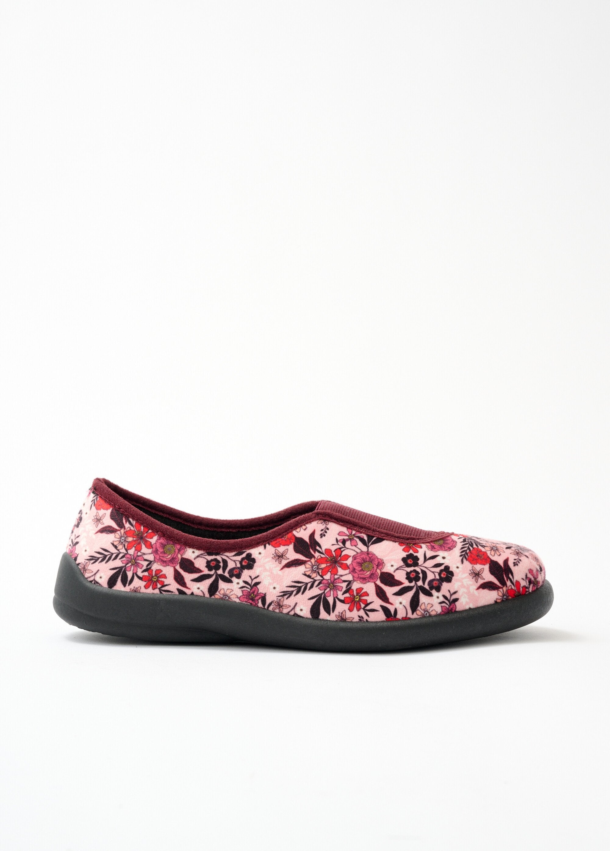 Chausson_ballerine_largeur_confort_élastiqué_Rose_DR1_slim