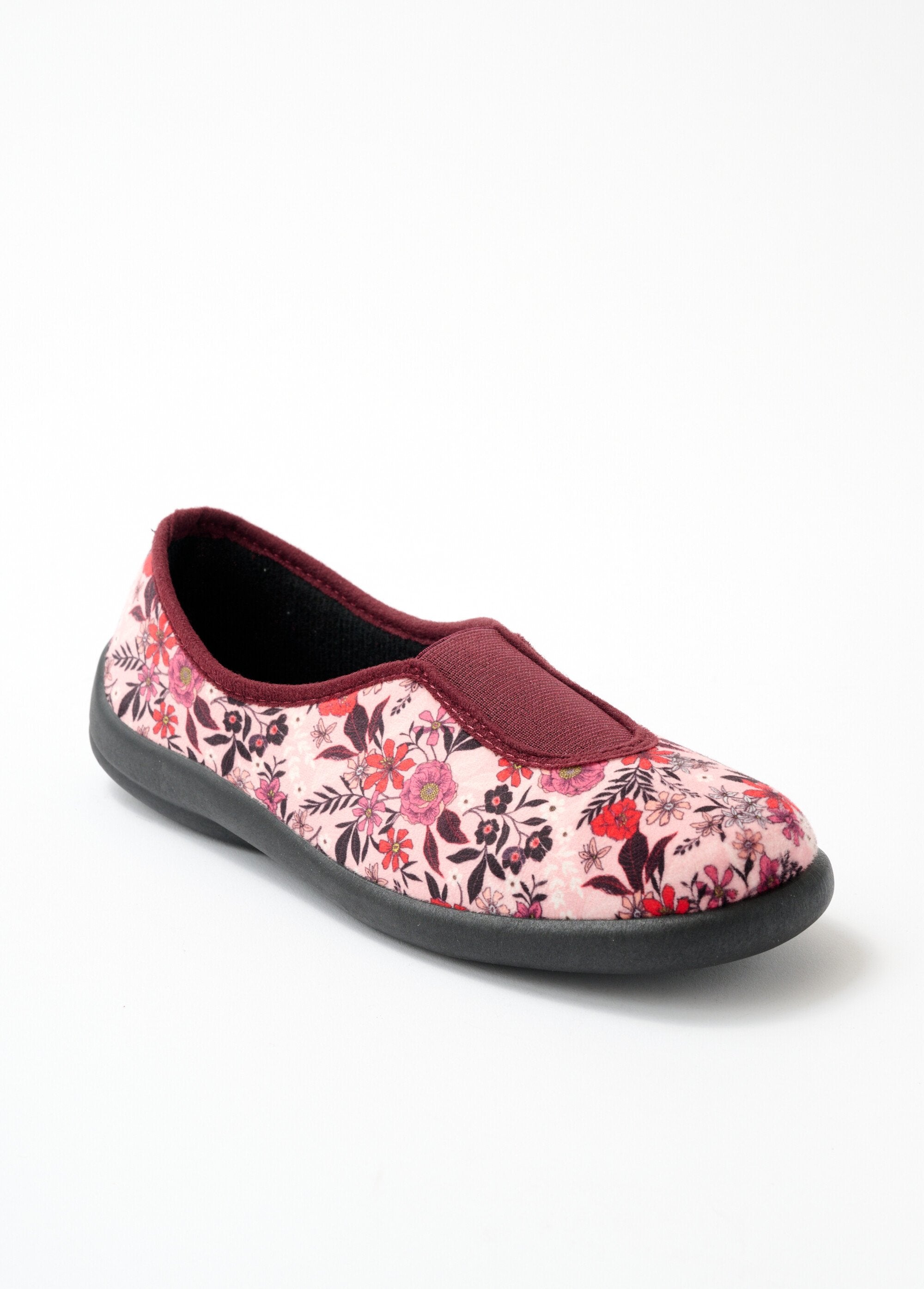 Chausson_ballerine_largeur_confort_élastiqué_Rose_FA1_slim