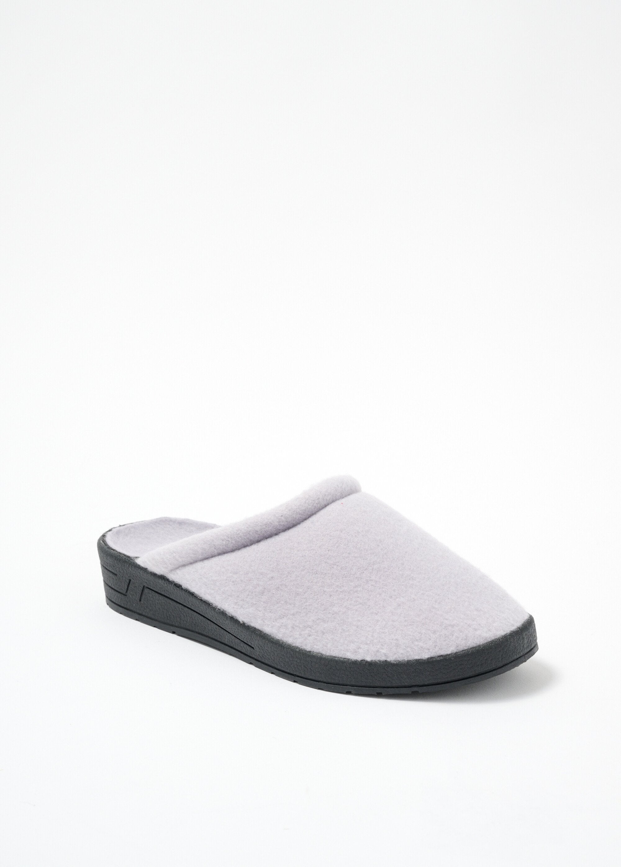 Chaussons_mixtes_mule_largeur_confort_polaire_Gris_FA1_slim