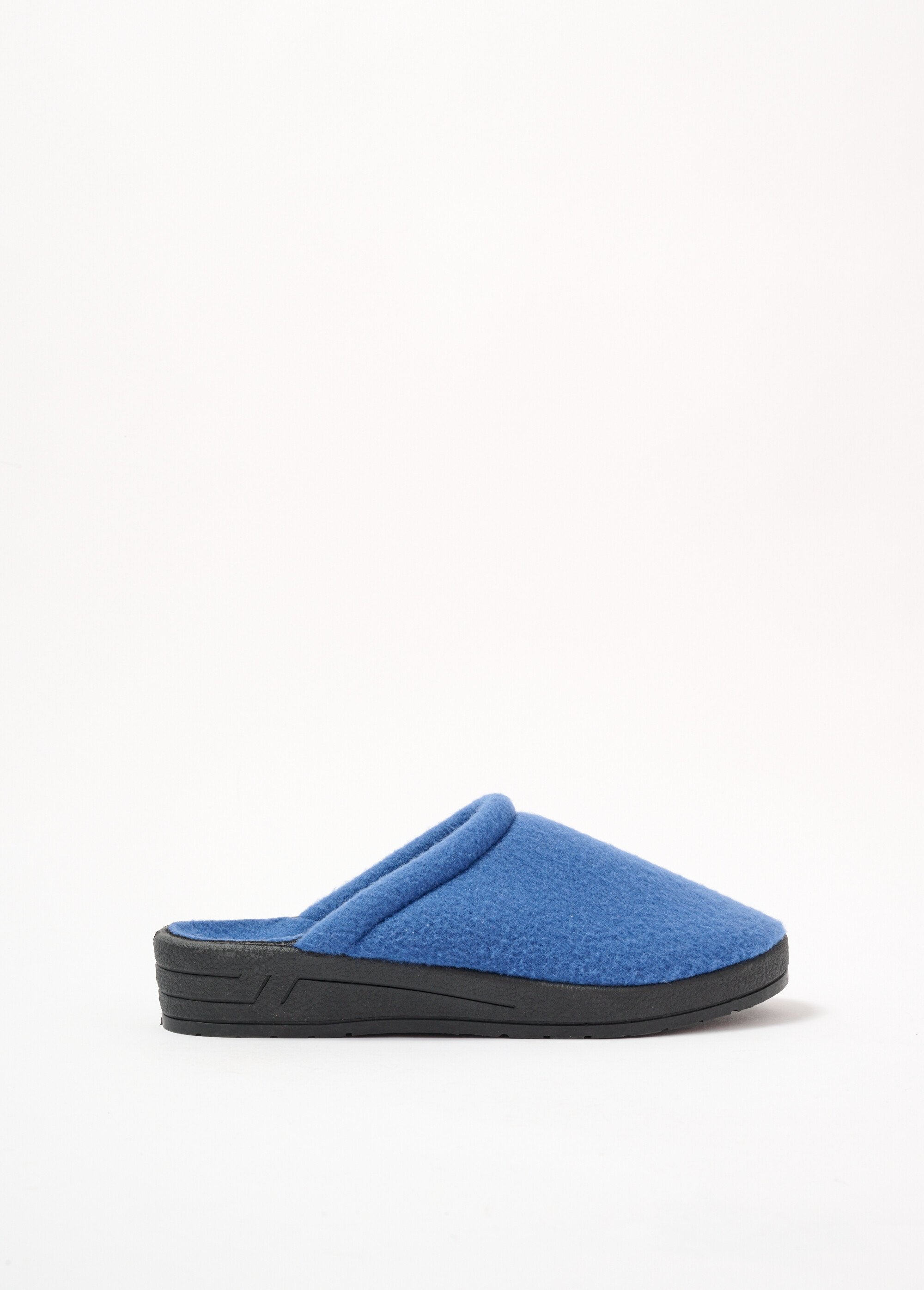 Chaussons_mixtes_mule_largeur_confort_polaire_Bleu_jean_DR1_slim