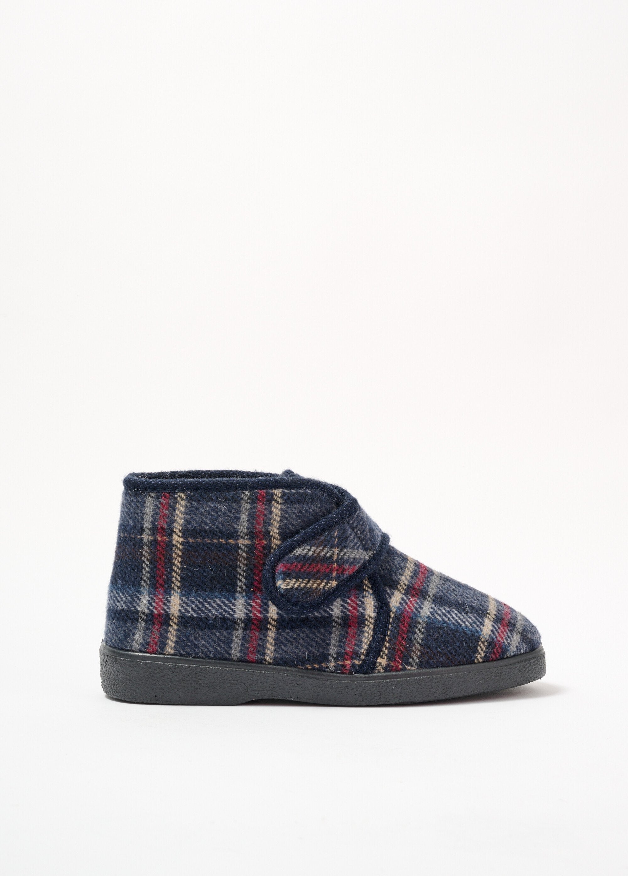 Chaussons_montants_grande_largeur_fourrés_mixtes_Marine_DR1_slim